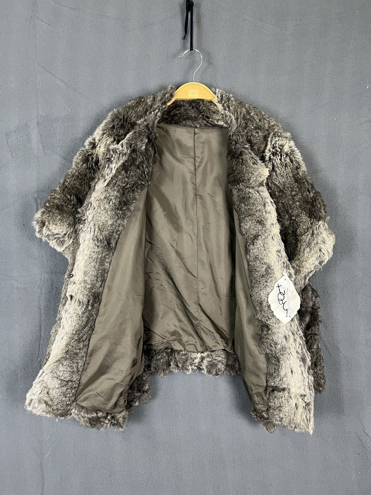 Hysteric Glamour × If Six Was Nine × Japanese Brand NWT $380 Full Faux Fur Short Sleeves Coat Size ONE SIZE - 10 Thumbnail