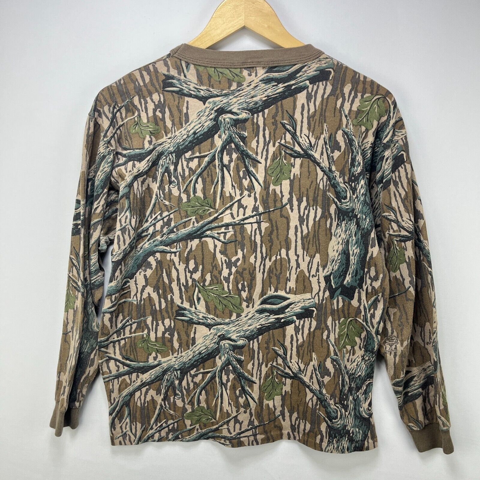 Vintage Vintage 80s Realtree Camo Single Stitch Long Sleeve Medium Size US M / EU 48-50 / 2 - 10 Thumbnail