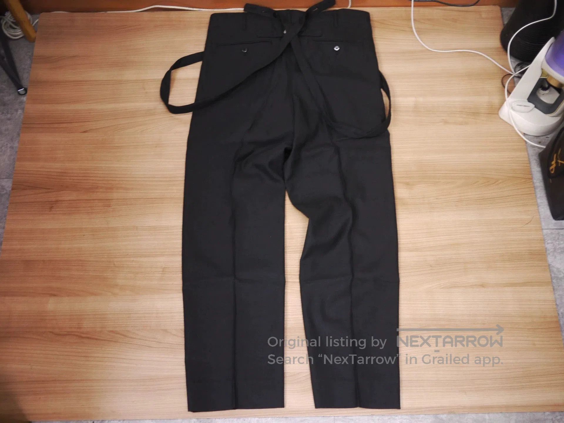 Visvim Black Straight-Leg Casual Pants Size 32. Size US 32 / EU 48 - 6 Thumbnail