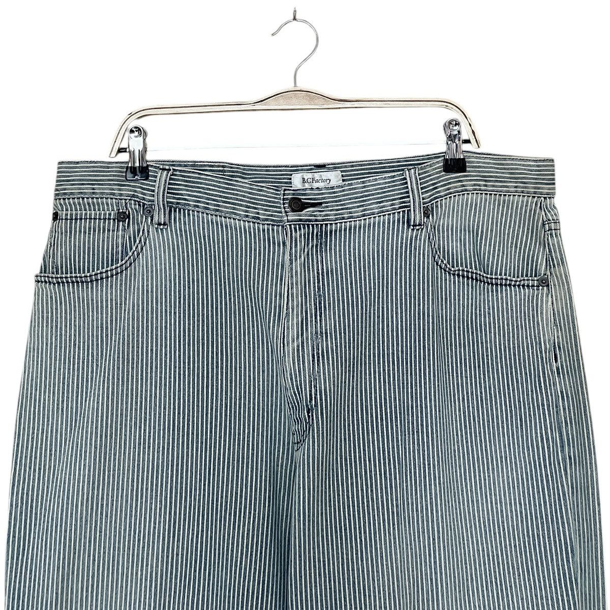 Japanese Brand × Vintage Vintage Japanese Brand Bc Factory Hickory Pants 2000s Size US 38 / EU 54 - 3 Thumbnail