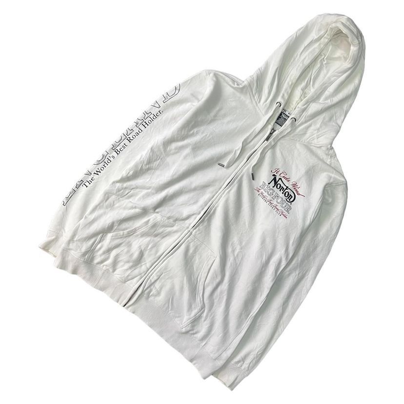 Norton Norton Motorcycle Zip Hoodie Size US XL / EU 56 / 4 - 2 Thumbnail