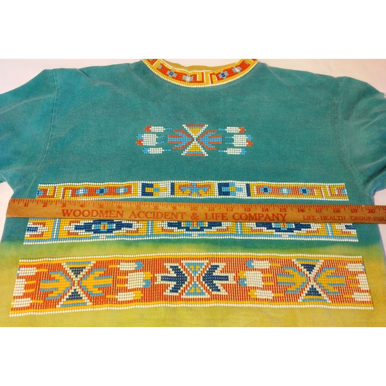 Native VINTAGE Tie-Dye Shirt M Native Graphic Puffy Graphic Tribal Size US M / EU 48-50 / 2 - 4 Thumbnail