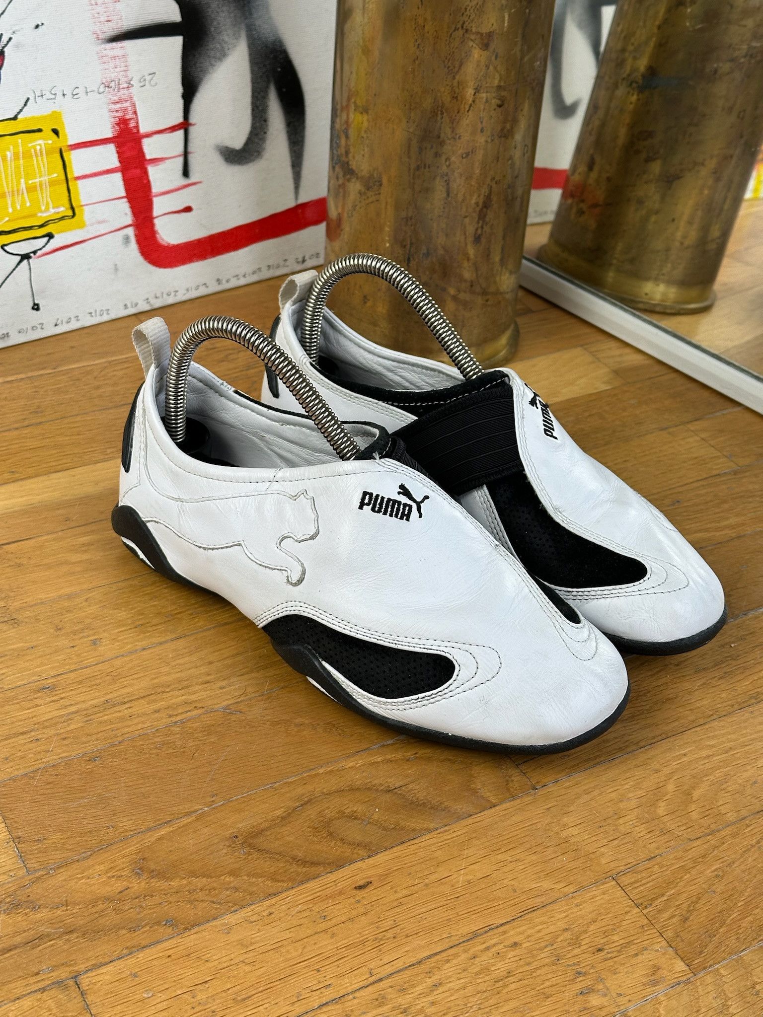 Puma Vintage 2000s Puma Ripple Slip-On Sneakers Size US 6.5 / IT 36.5 - 5 Thumbnail