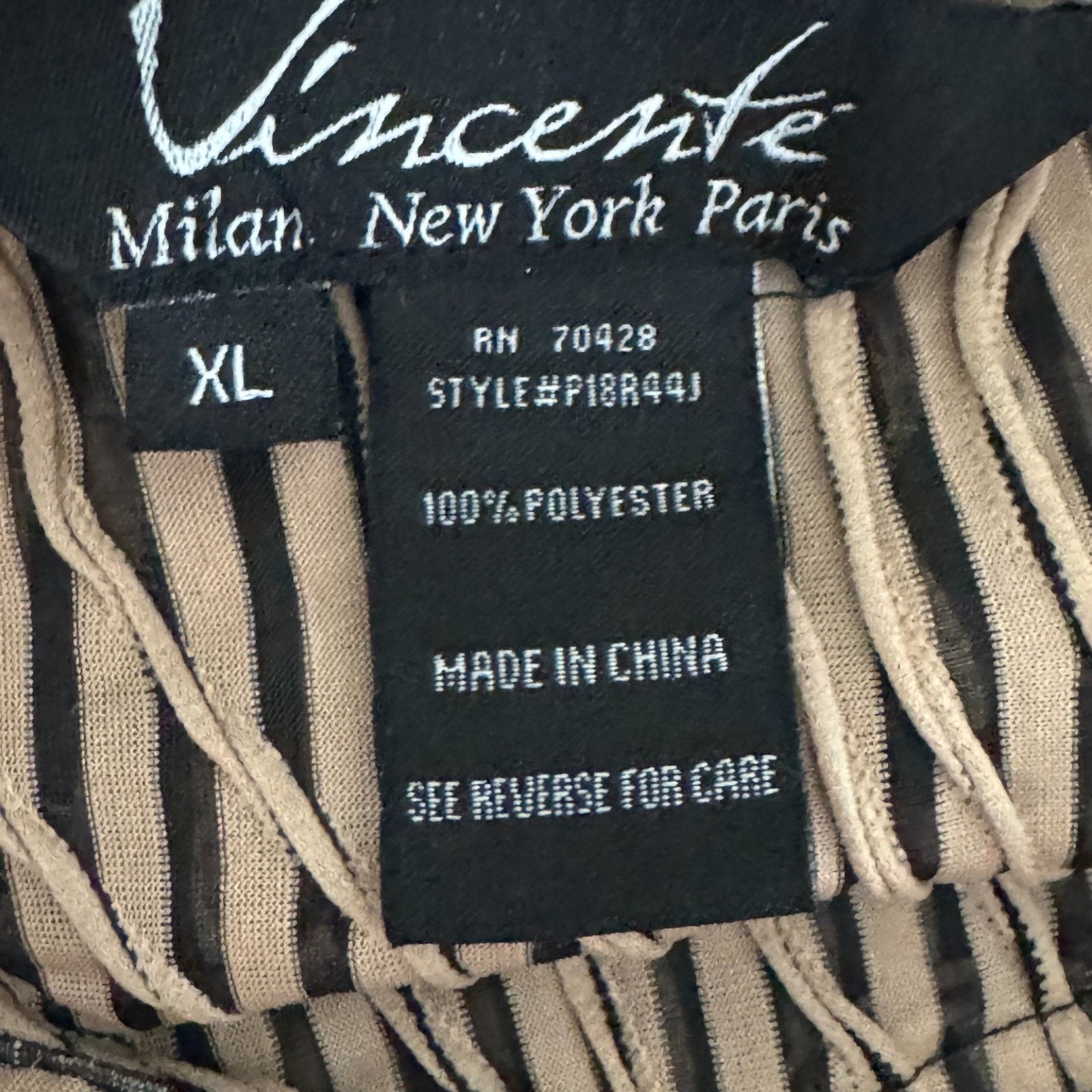 Other Vincente Shawl Shrug XL Brown Black Striped Textured Size XL / US 12-14 / IT 48-50 - 12 Thumbnail