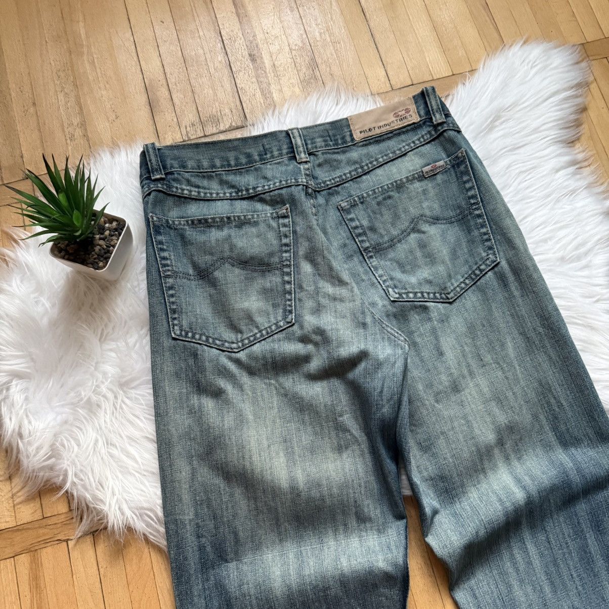 If Six Was Nine 📌 Vintage Pilot Industries Y2K Washed LGB vibe Denim Jeans Size US 31 - 4 Thumbnail