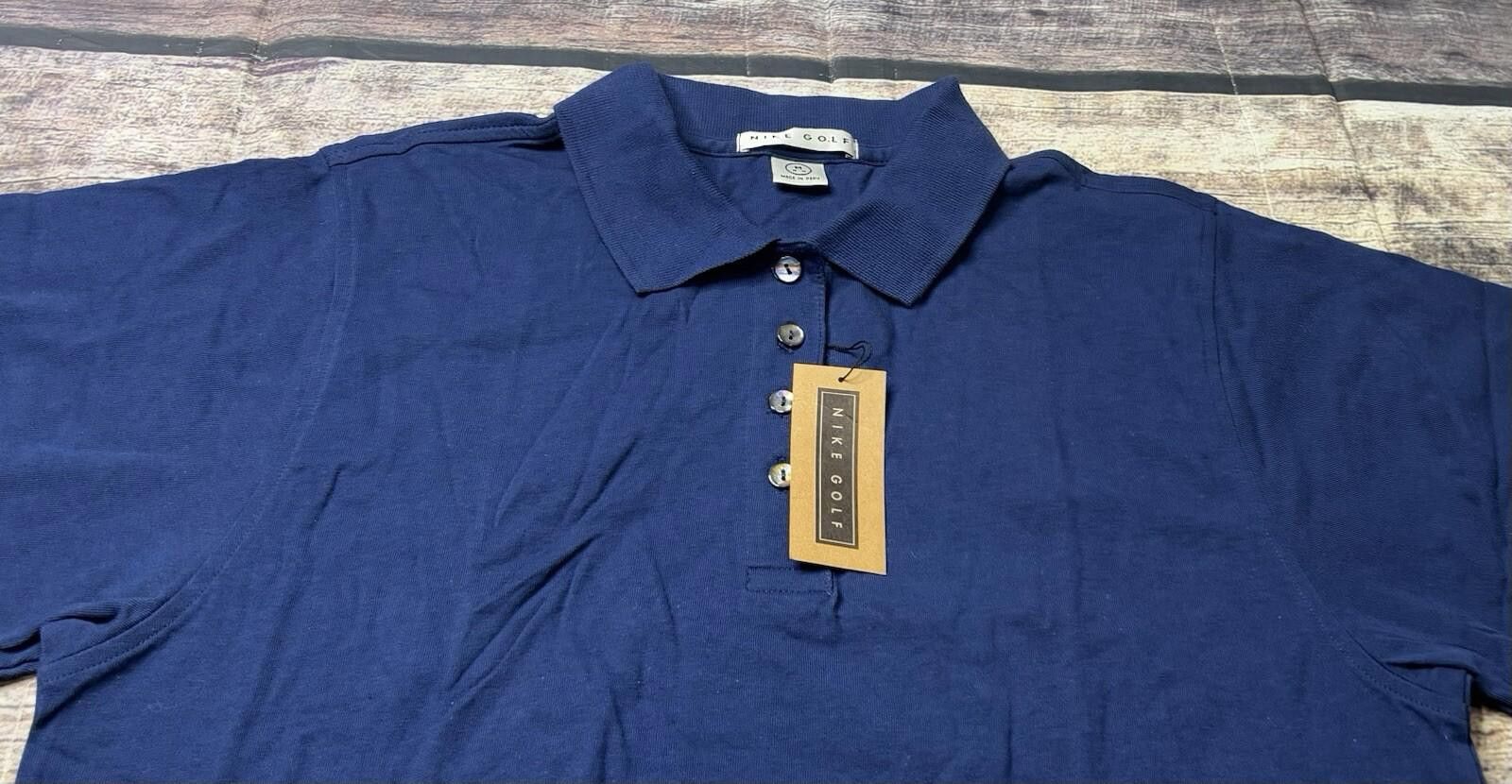 Nike VTG Nike Golf Polo Shirt Women's Medium Swoosh Cotton Size US M / EU 48-50 / 2 - 6 Thumbnail
