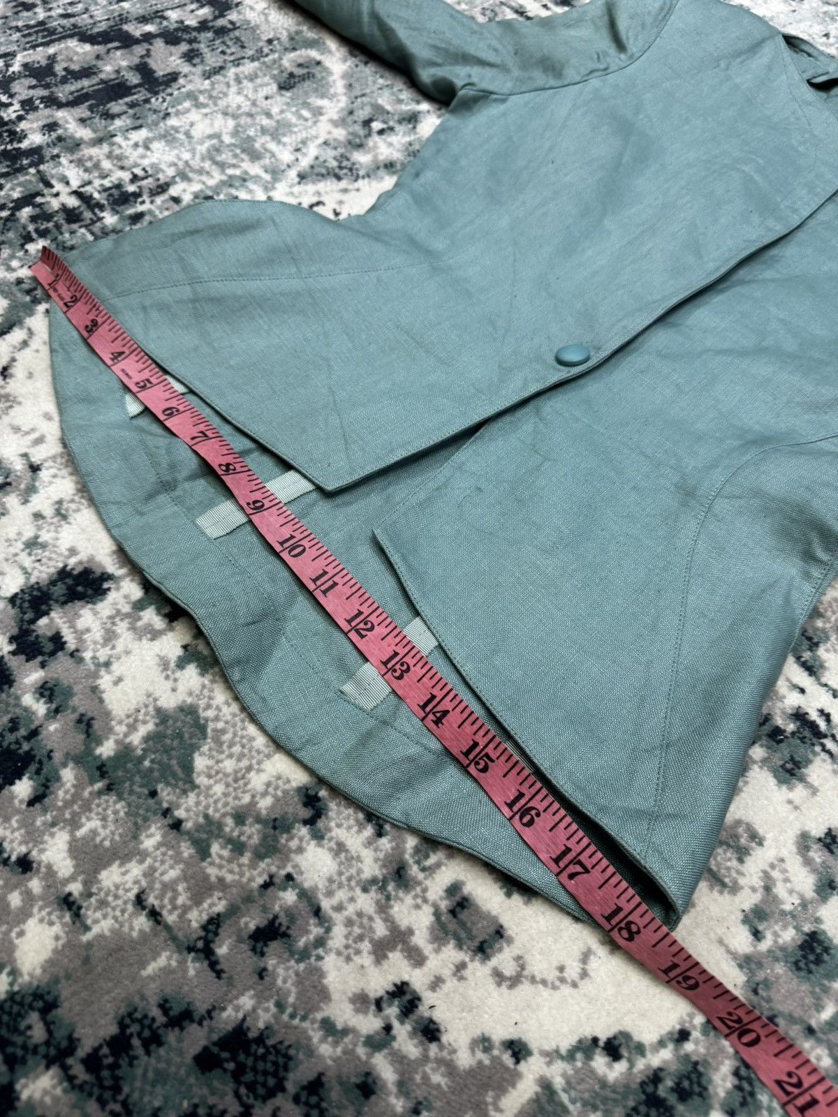 Thierry Mugler VINTAGE 1990s THIERRY MUGLER CORSET JACKET COAT Size M / US 6-8 / IT 42-44 - 8 Thumbnail