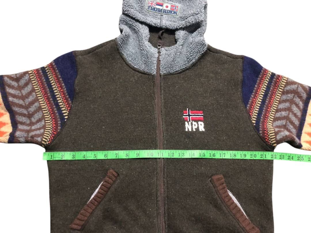 Napapijri × Native Napapijri Knit Hoodie Zipper Jacket Sleeve Native Design Size US M / EU 48-50 / 2 - 17 Thumbnail