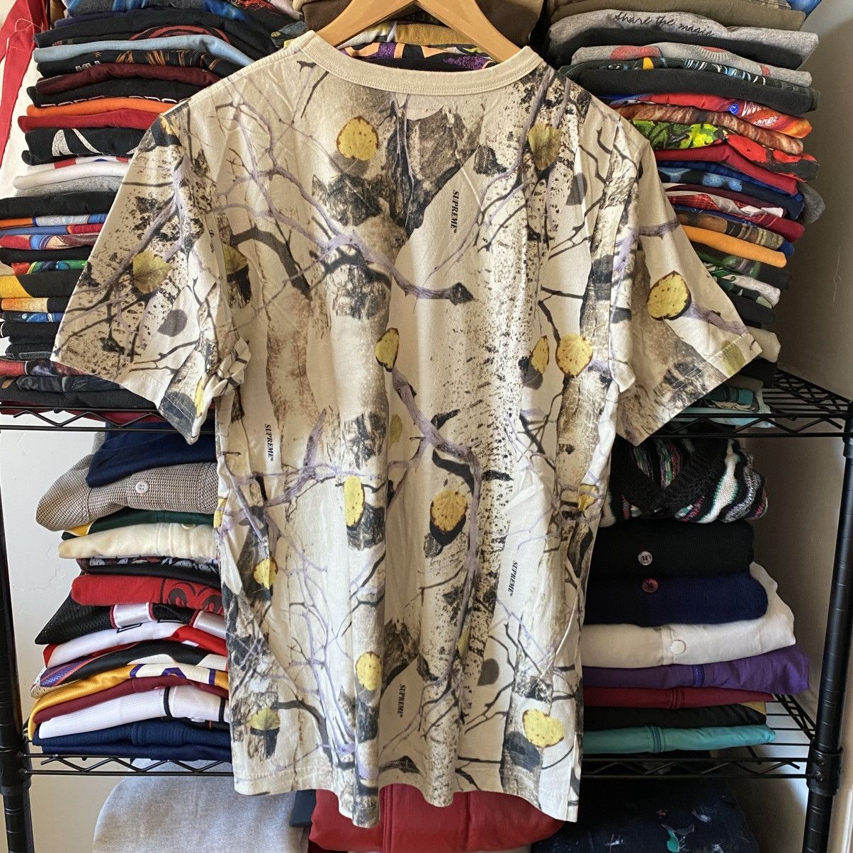 Supreme Supreme Aspen Wood Pocket T-Shirt White 2014 Size US M / EU 48-50 / 2 - 3 Thumbnail