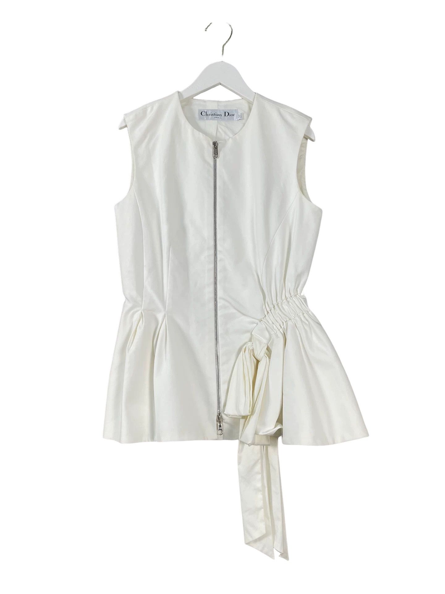 Dior Dior Sleeveless Zip Up Jacket Size 38 Size S / US 4 / IT 40 - 1 Thumbnail