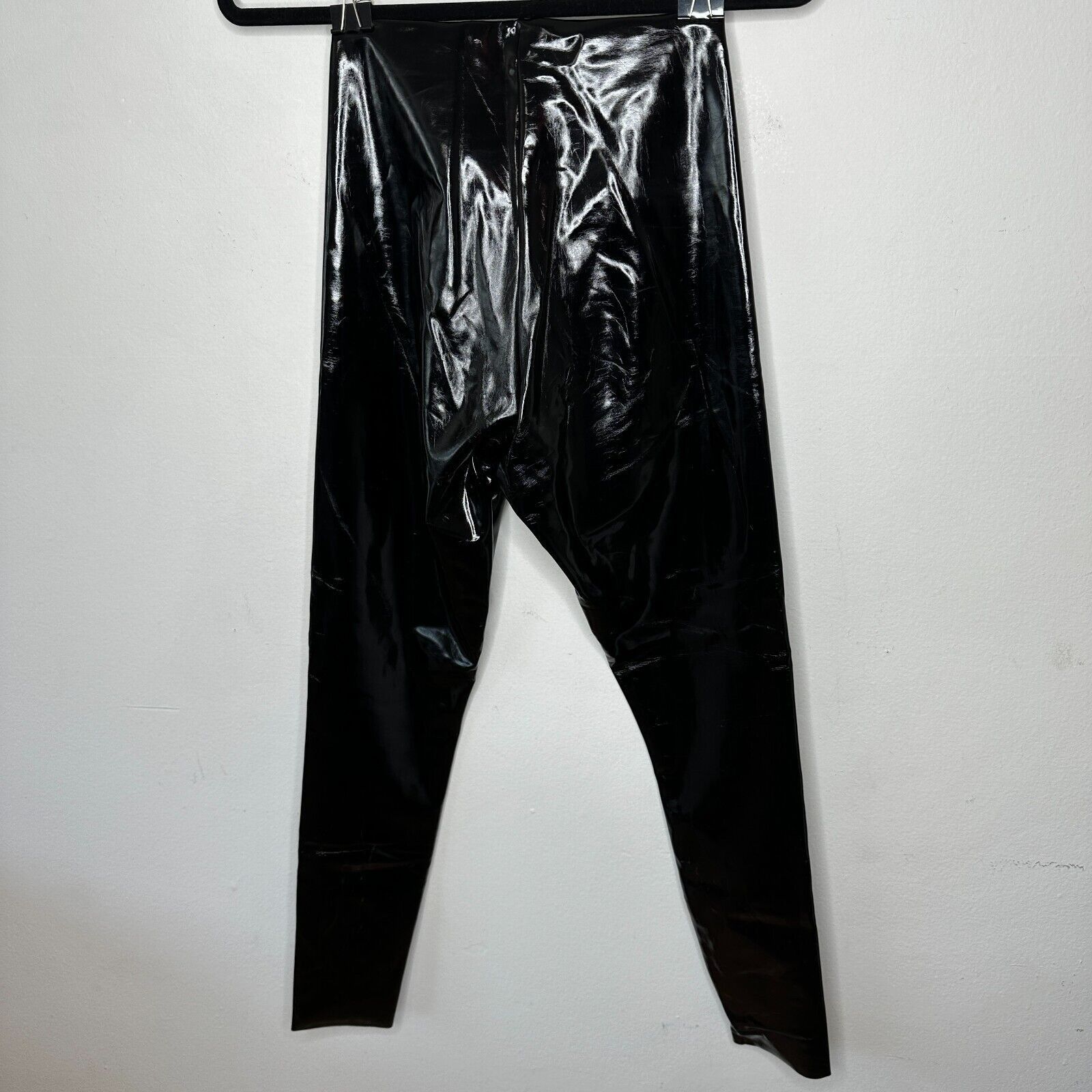 Commando Commando Black Crackle Faux-Patent Legging Shiny High Rise S Size 26" / US 2 / IT 38 - 9 Thumbnail