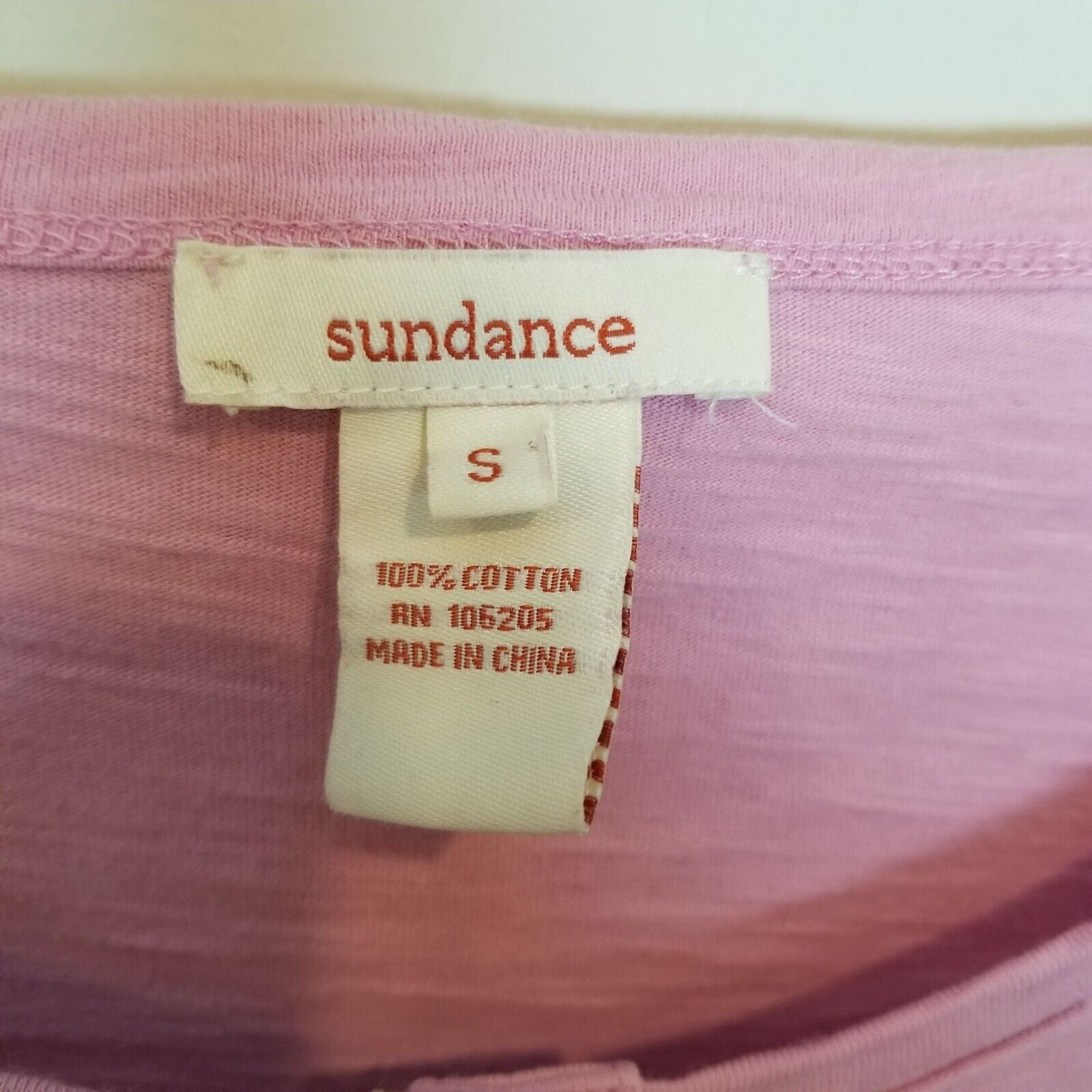 Sundry Sundance Womens Henley Size S Casual Layering Cotton Pink Size S / US 4 / IT 40 - 6 Thumbnail