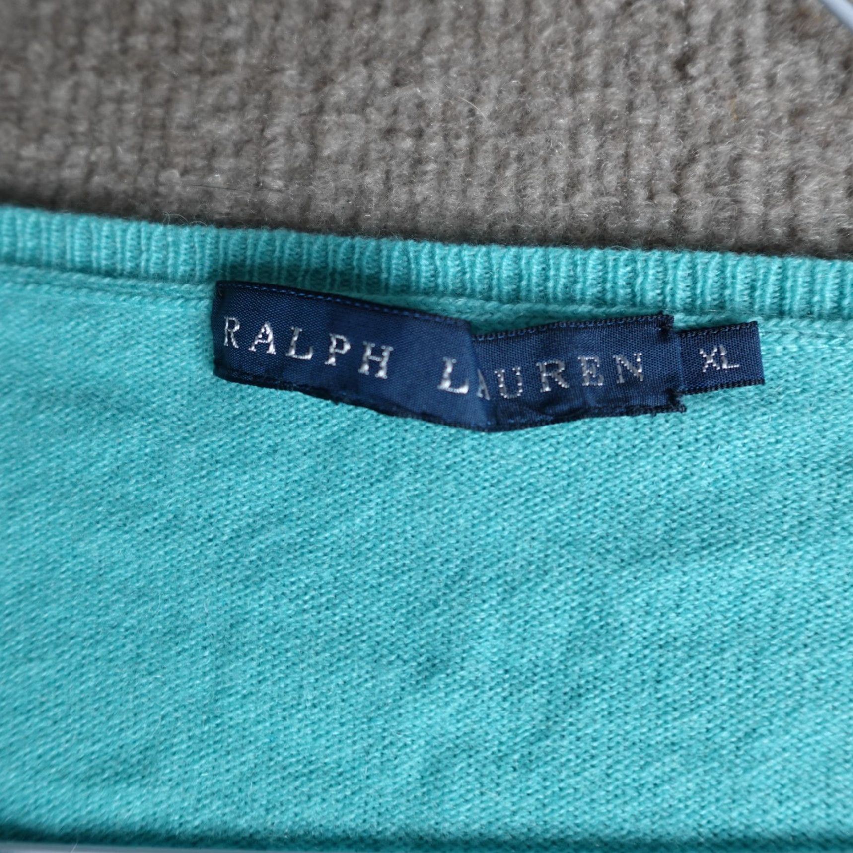 Ralph Lauren Ralph Lauren Sweater Womens XL Blue Solid Cashmere Wool Pullover Knit Long Sleeve Casual Winter Spring Fall Mens? Women? Size XL / US 12-14 / IT 48-50 - 2 Thumbnail