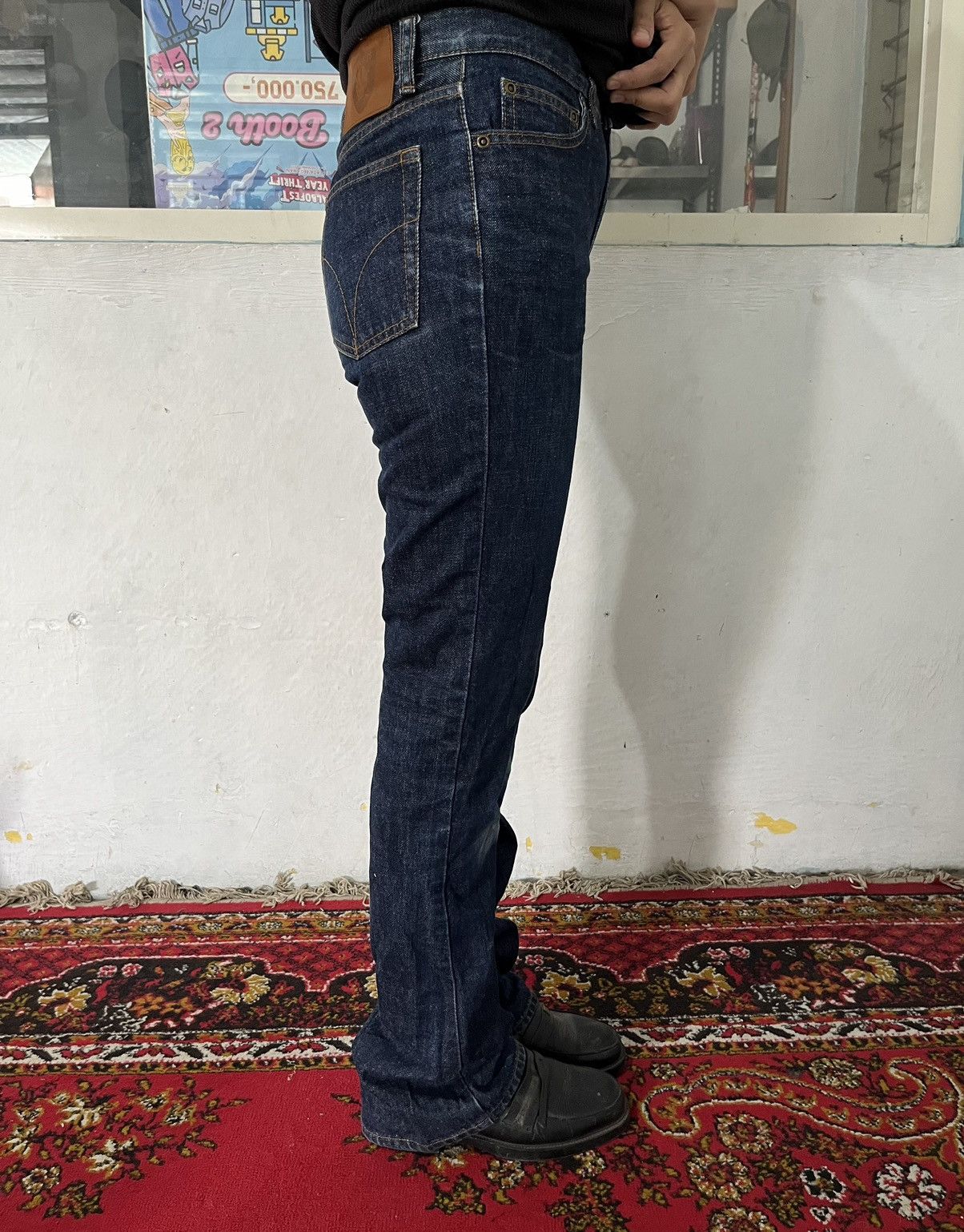 Hysteric Glamour × Japanese Brand 2000s hysterics hysterics glamour bootcut flare distressed Size 29" - 3 Thumbnail