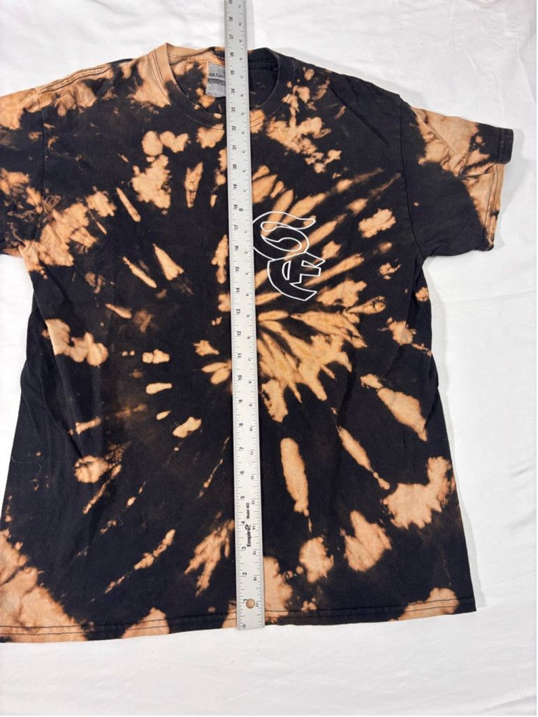 Gildan Men's Gildan T-shirt Size M Black and Orange Tie Dye Size US M / EU 48-50 / 2 - 4 Thumbnail