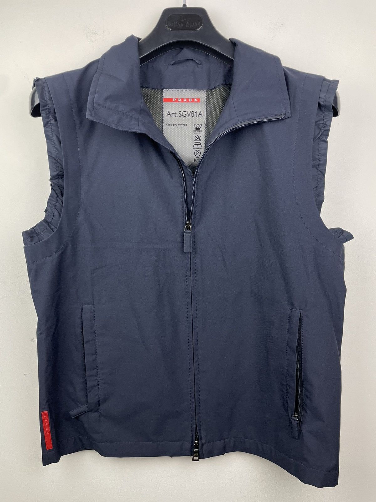 Prada Archive 2003 Prada Sport Gore-Tex Vest Re Nylon SGV81A | Grailed