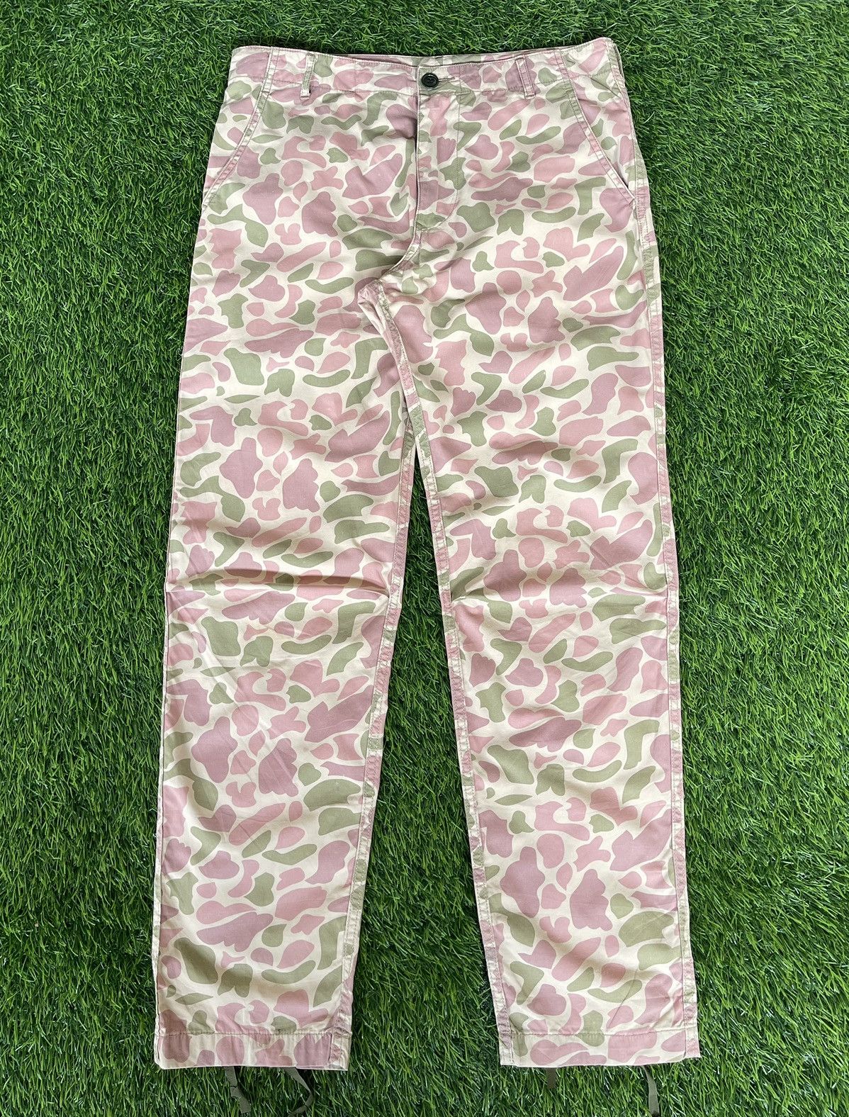 Hollywood Trading Company Vintage🔥MISTER N.HoolyWood🔥MAN’S COTTON CAMOUFLAGE MILITARY Size US 32 / EU 48 - 1 Thumbnail