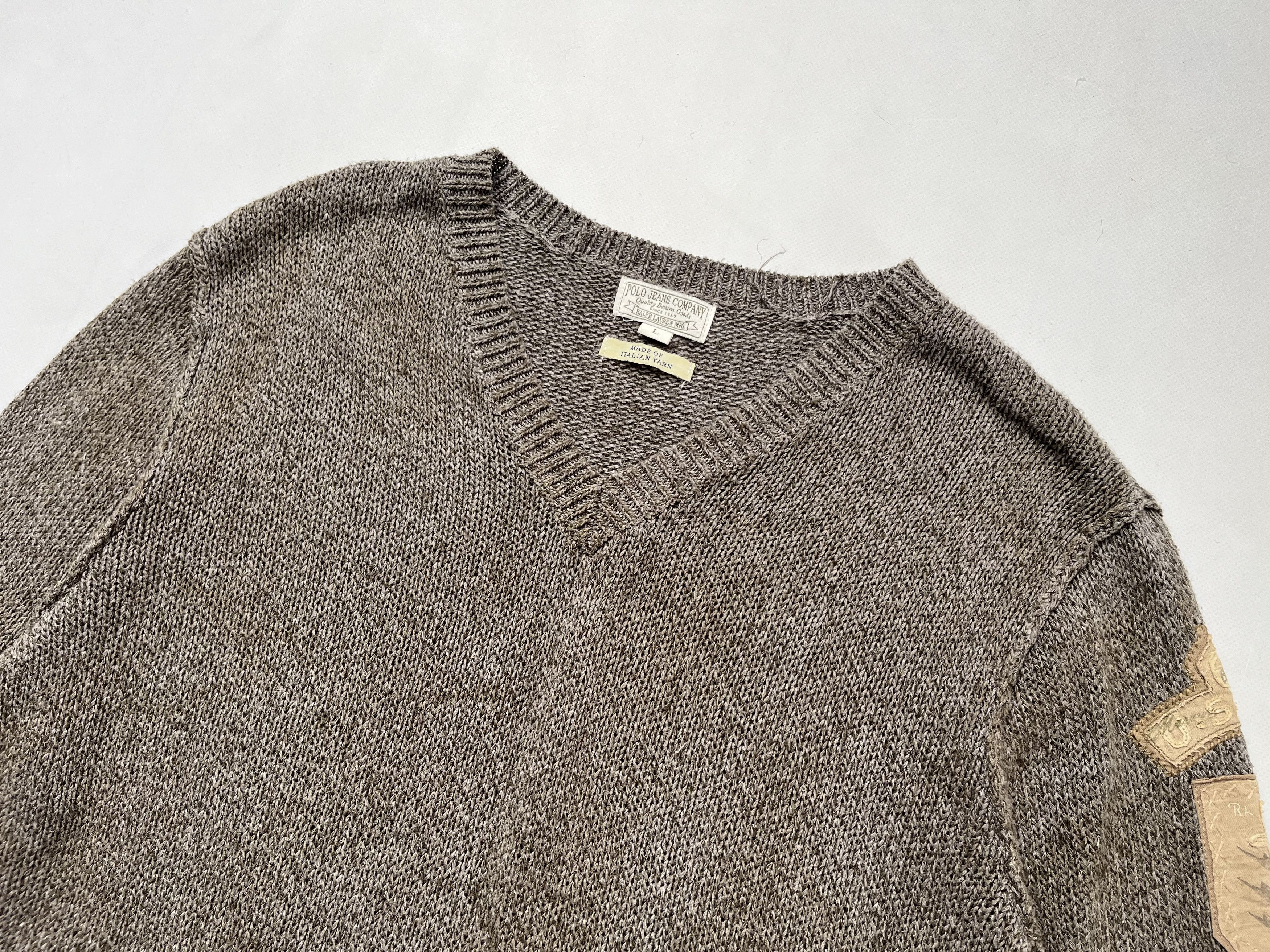 Polo Ralph Lauren × Vintage Polo Jeans Company Ralph Lauren knit pullover Size US L / EU 52-54 / 3 - 2 Thumbnail