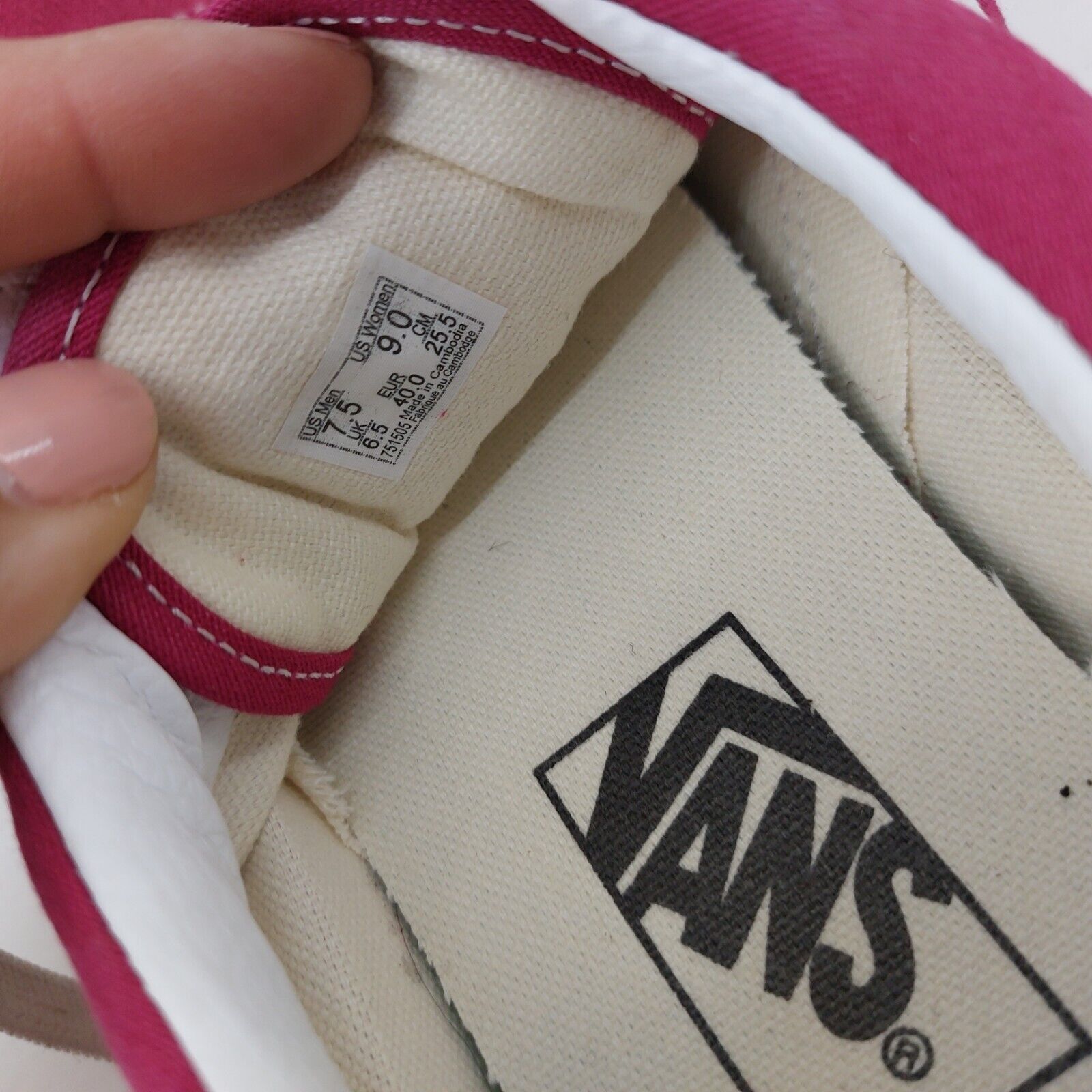 Vans VANS Old Skool Low Magenta Pink Classic Low Top Sneaker 7.5 Size US 7.5 / IT 37.5 - 5 Thumbnail