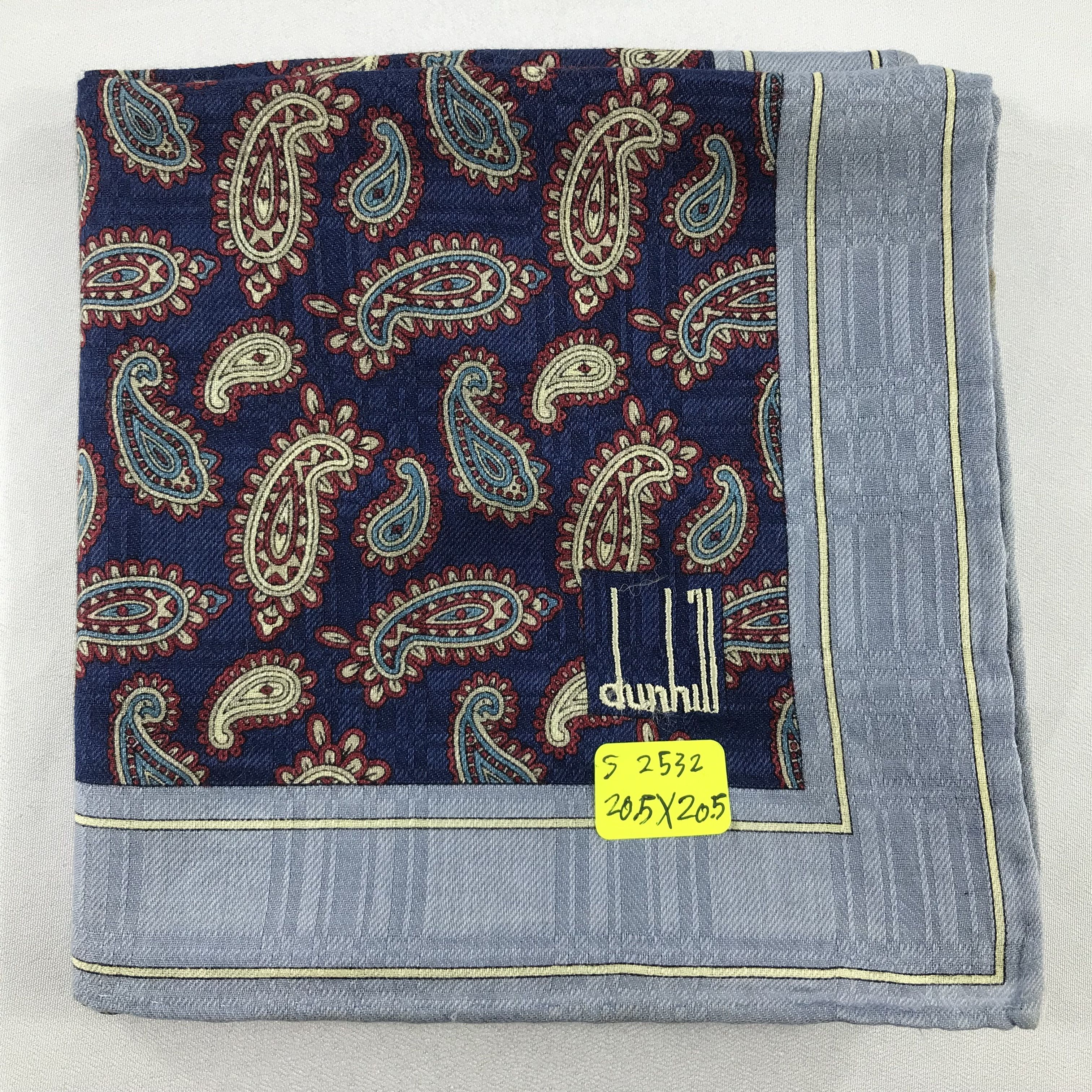 Alfred Dunhill × Vintage Dunhill Bandana / Handkerchief / Neckerchief - S2532 Size ONE SIZE - 5 Thumbnail