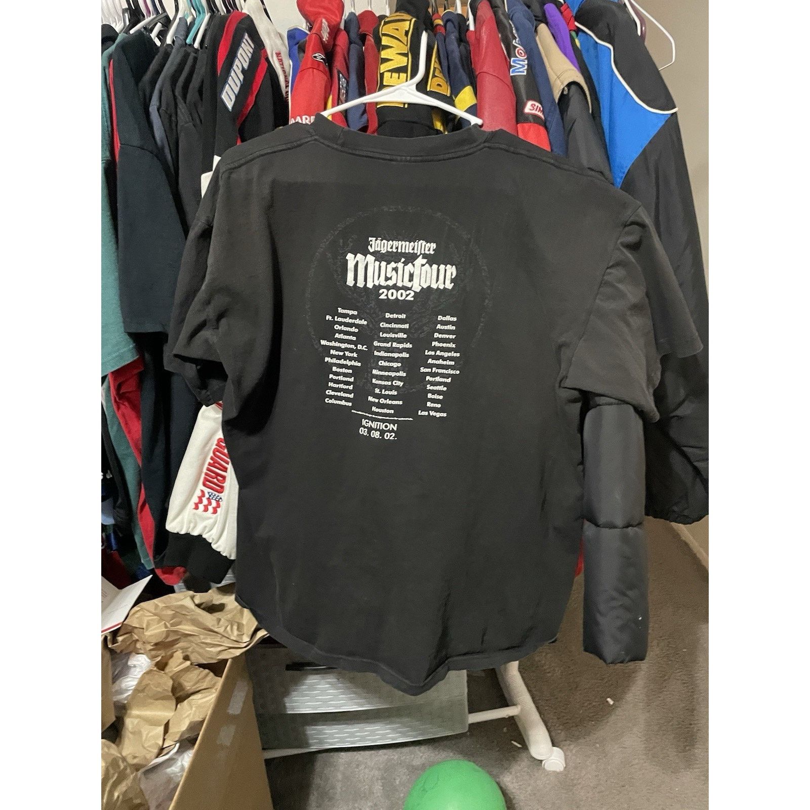 JOHN LAWRENCE SULLIVAN Size XL- Vintage Y2K Jagermeister Music Tour 2002 Rock Shirt Size US XL / EU 56 / 4 - 2 Thumbnail