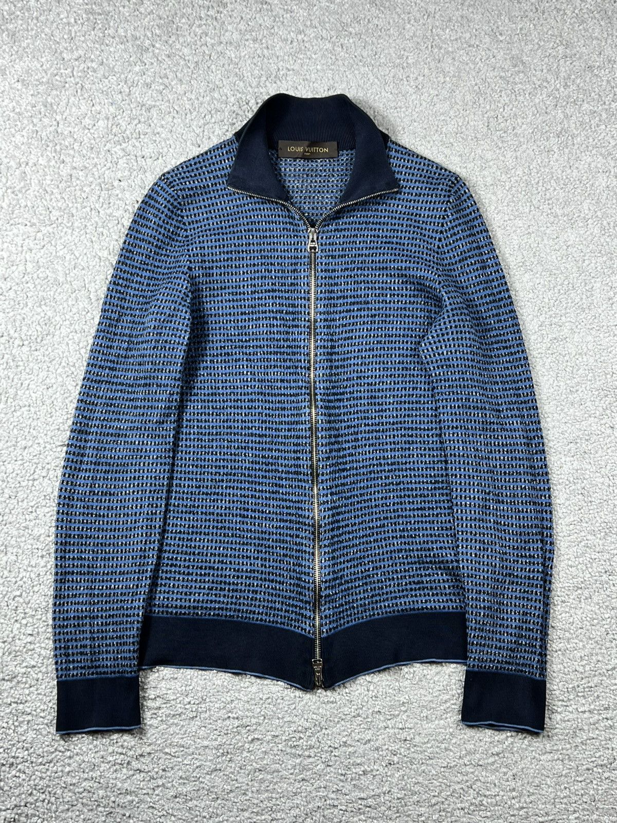 Louis Vuitton Louis Vuitton Full Zip Blue Sweater Size US S / EU 44-46 / 1 - 2 Thumbnail