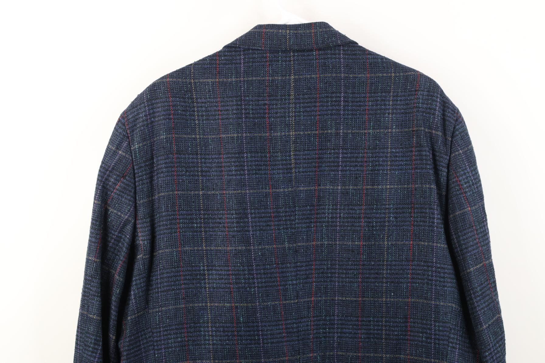 Vintage Vintage 70s Streetwear Wool Tweed Suit Coat Blazer Jacket Size US XXL / EU 58 / 5 - 16 Thumbnail