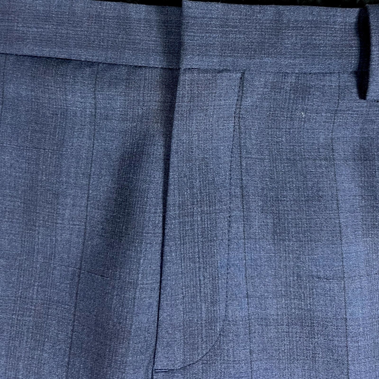 Theory Theory Blue Multi Kingston Wool Plaid Pants 38x28 $265 NWT* Size 38R - 4 Thumbnail