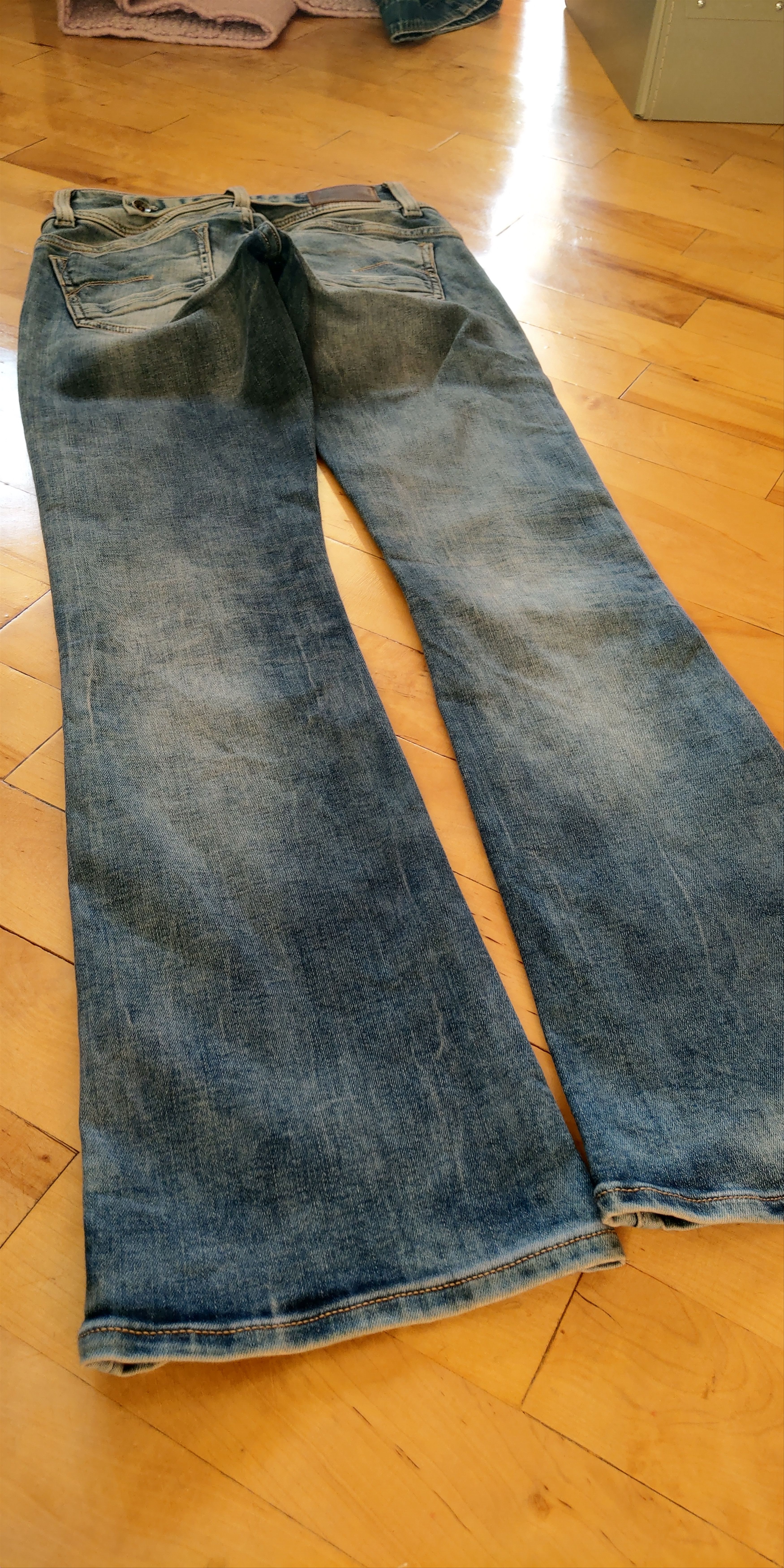G-Star Flared Bootcut Skinny Stacked Pants Bell Bottom Denim 27 Size US 27 - 8 Thumbnail