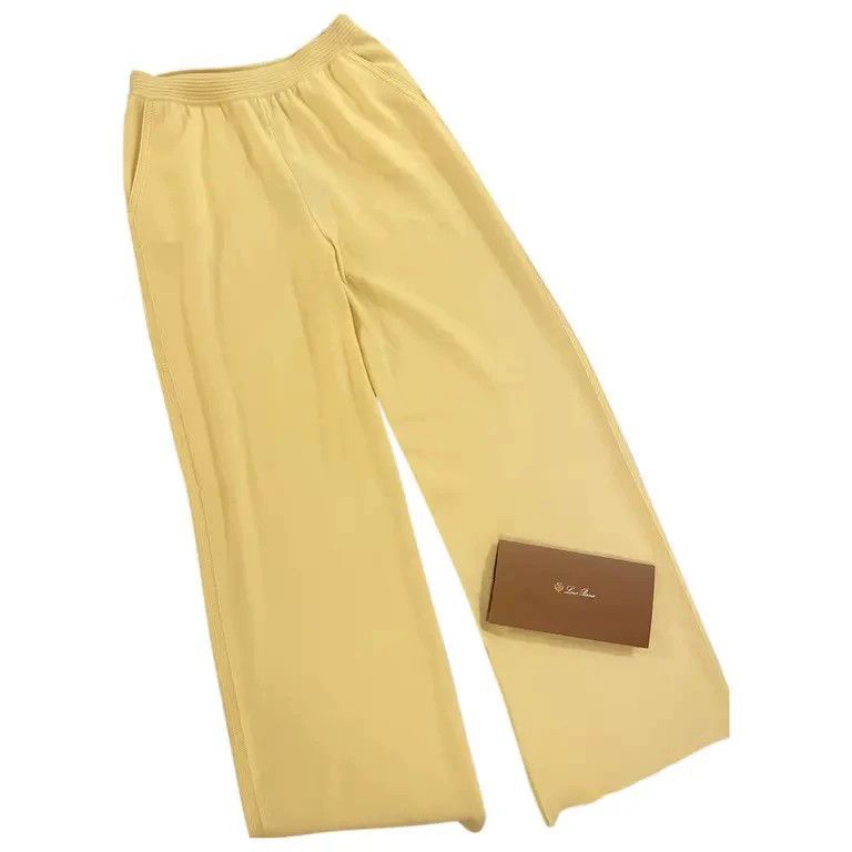 Loro Piana LORO PIANA Woman's cashmere extra large pants XL size Size 28" / US 6 / IT 42 - 1 Thumbnail