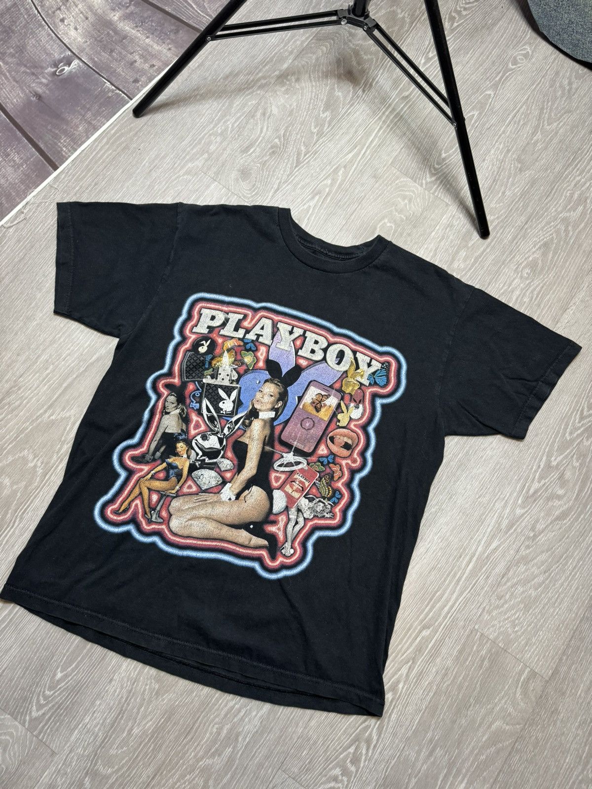 Vintage Playboy Logo Kylie Jenner Kendall Jenner Official Merch Tee ...