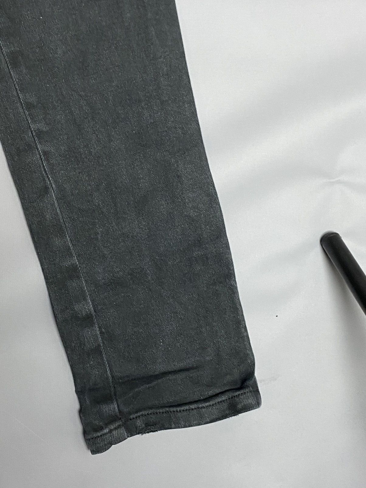 Ksubi Ksubi Skinny Jeans Faded Black Zip Low Rise Australia US 4 Size 27" / US 4 / IT 40 - 17 Thumbnail
