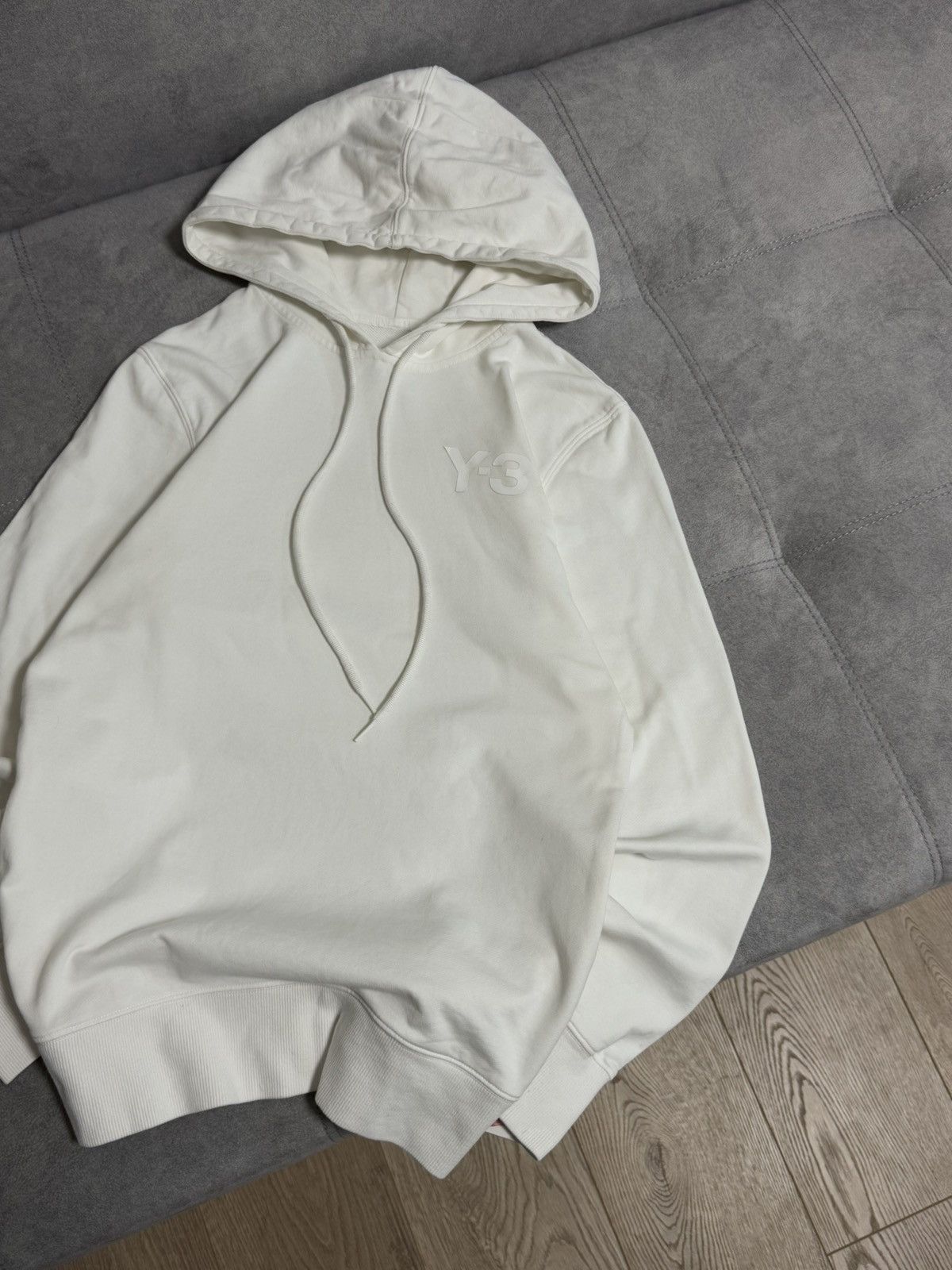 Adidas × Vintage × Y-3 Vintage Adidas Y-3 white Y2K hoodie size S Size US S / EU 44-46 / 1 - 4 Thumbnail