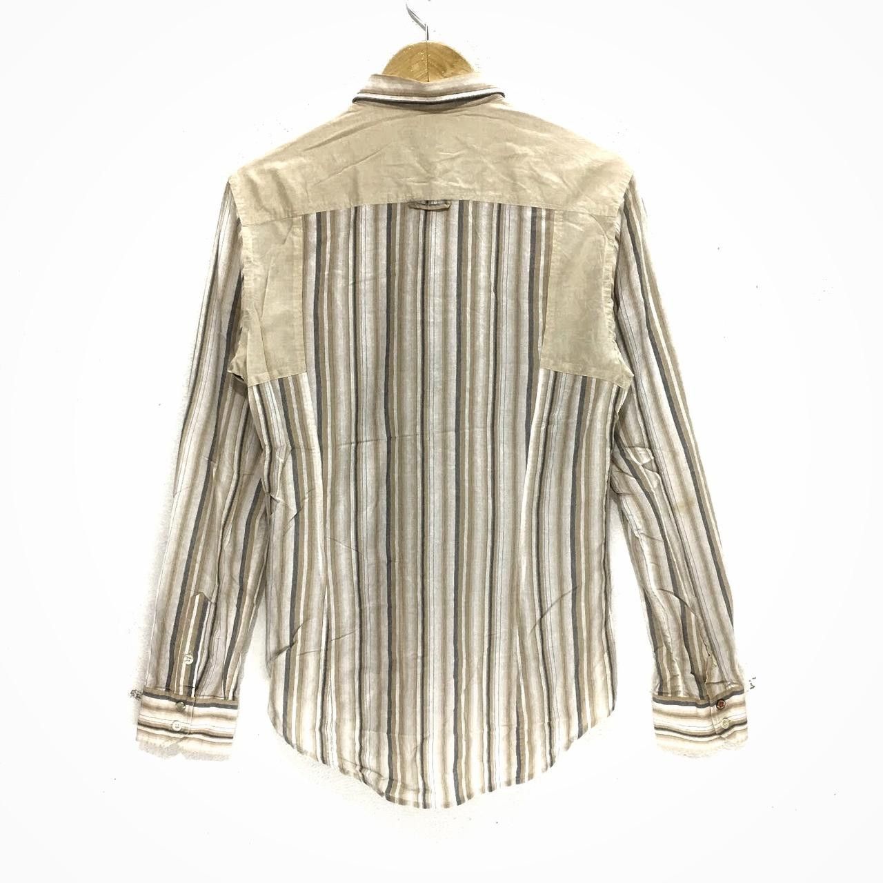 Dolce & Gabbana DOLCE & GABBANA Striped Casual Button Ups Shirt Workwear Size US M / EU 48-50 / 2 - 3 Thumbnail