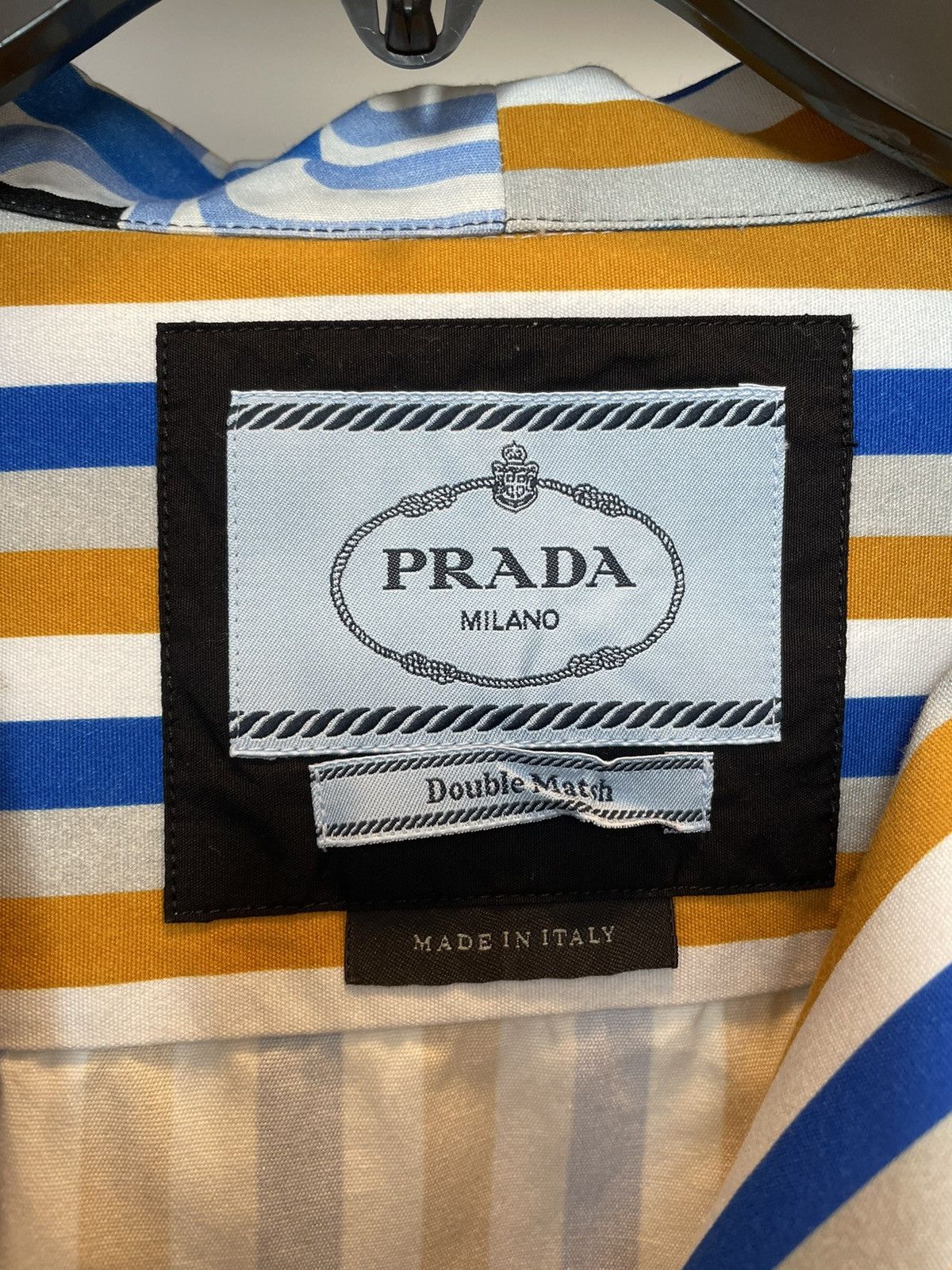 Prada Prada Double Match Flame Camp Collar Shirt Size US L / EU 52-54 / 3 - 3 Thumbnail
