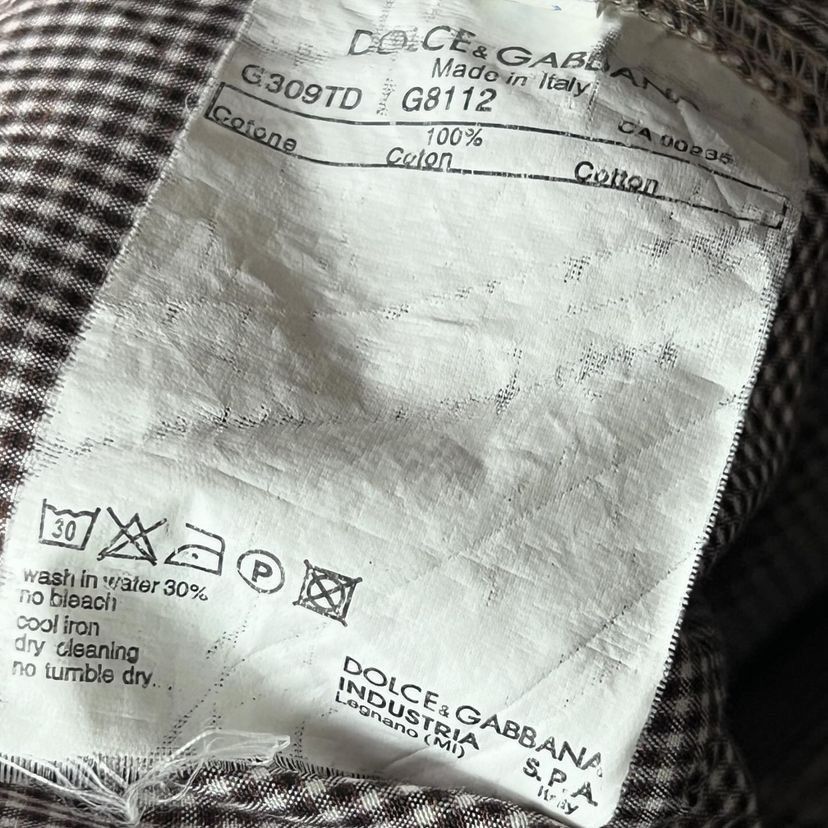 Dolce & Gabbana 🔥ACCEPTOFFERS🔥Dolce & Gabbana Shirt Button Ups Vintage Size US M / EU 48-50 / 2 - 8 Thumbnail