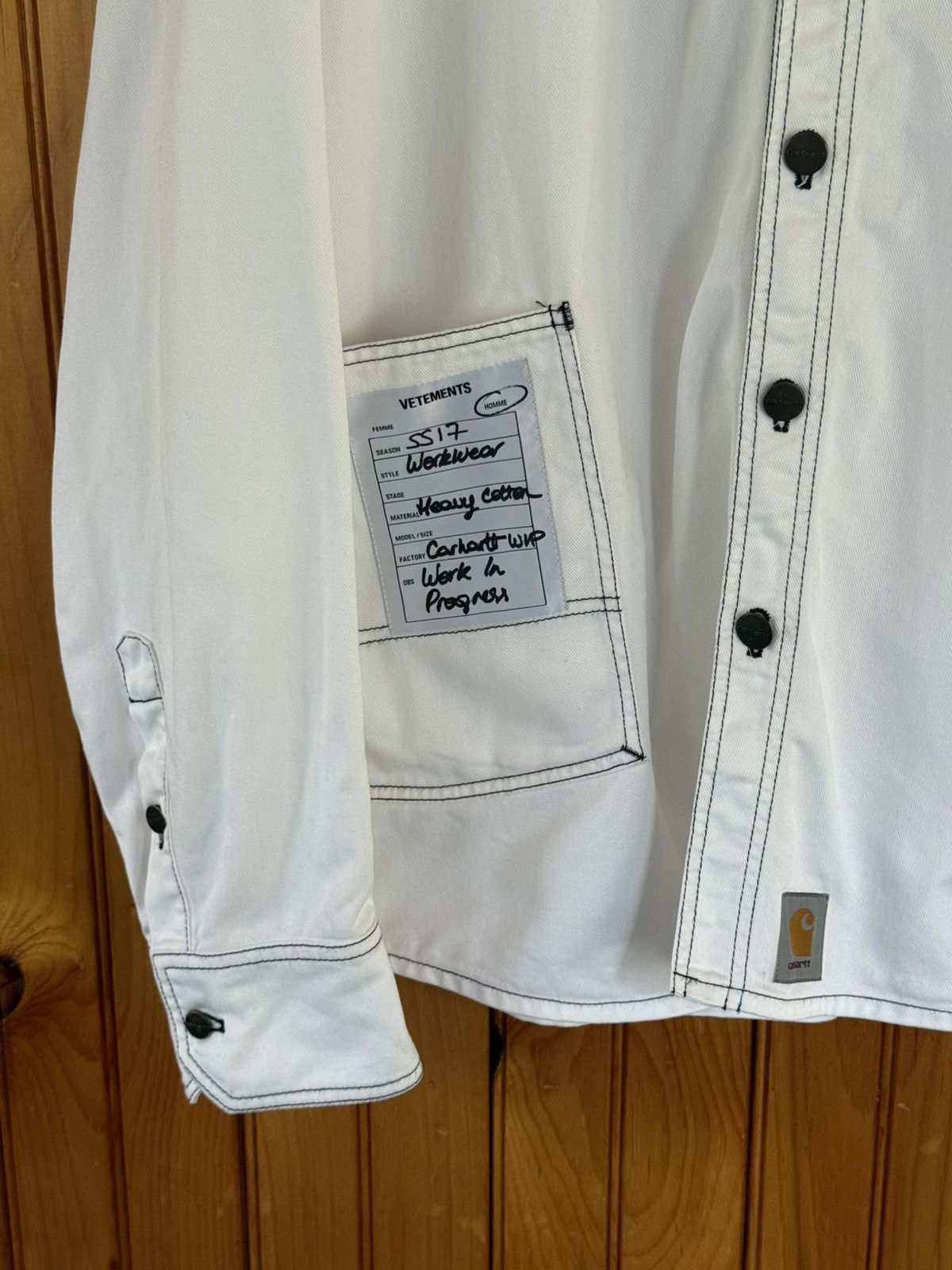 Vetements Vetements x Carhartt WIP Workwear Shirt Size US M / EU 48-50 / 2 - 4 Thumbnail