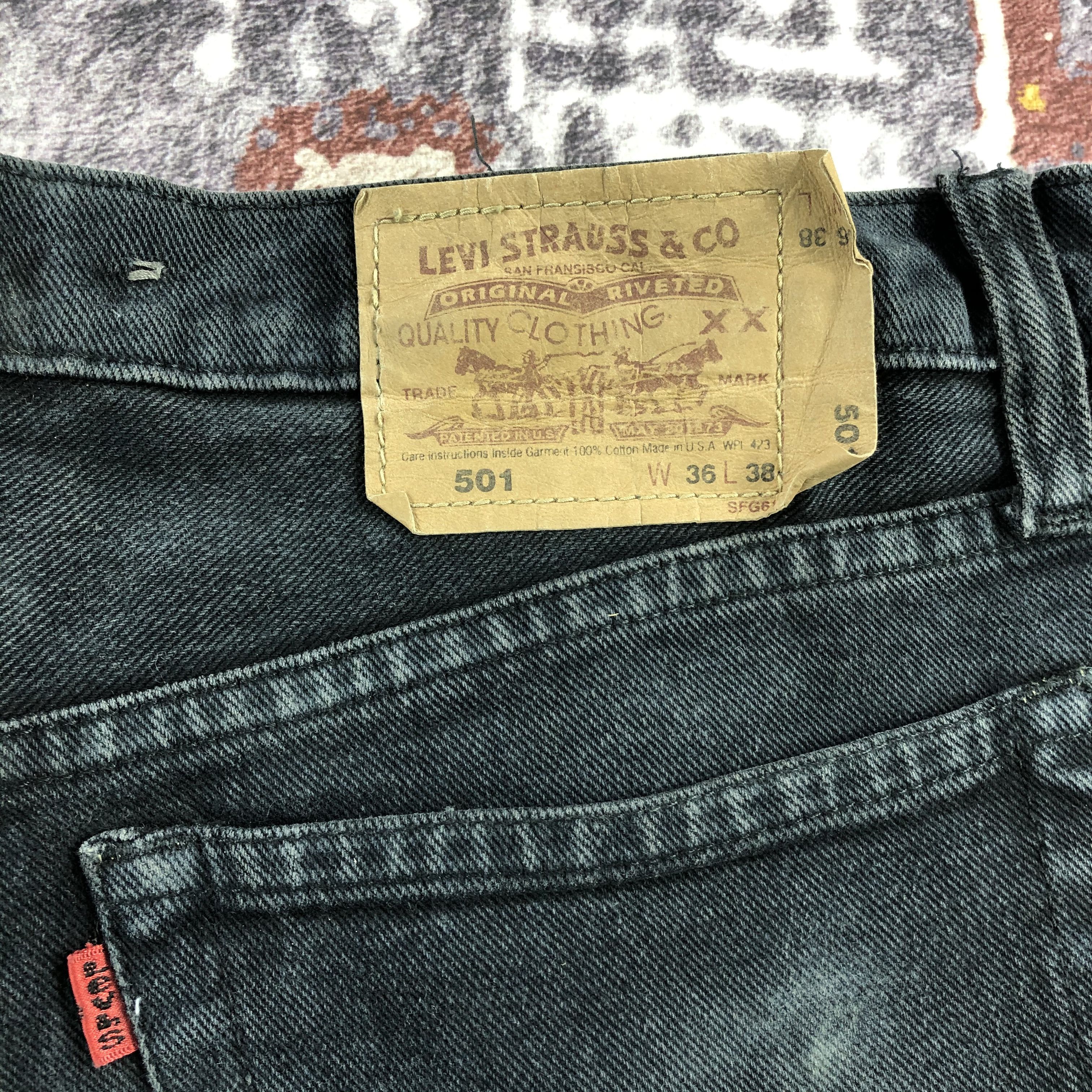 Levi's Vintage Levis 501 Earth Tone Jeans-JM2453 Size US 36 / EU 52 - 5 Thumbnail