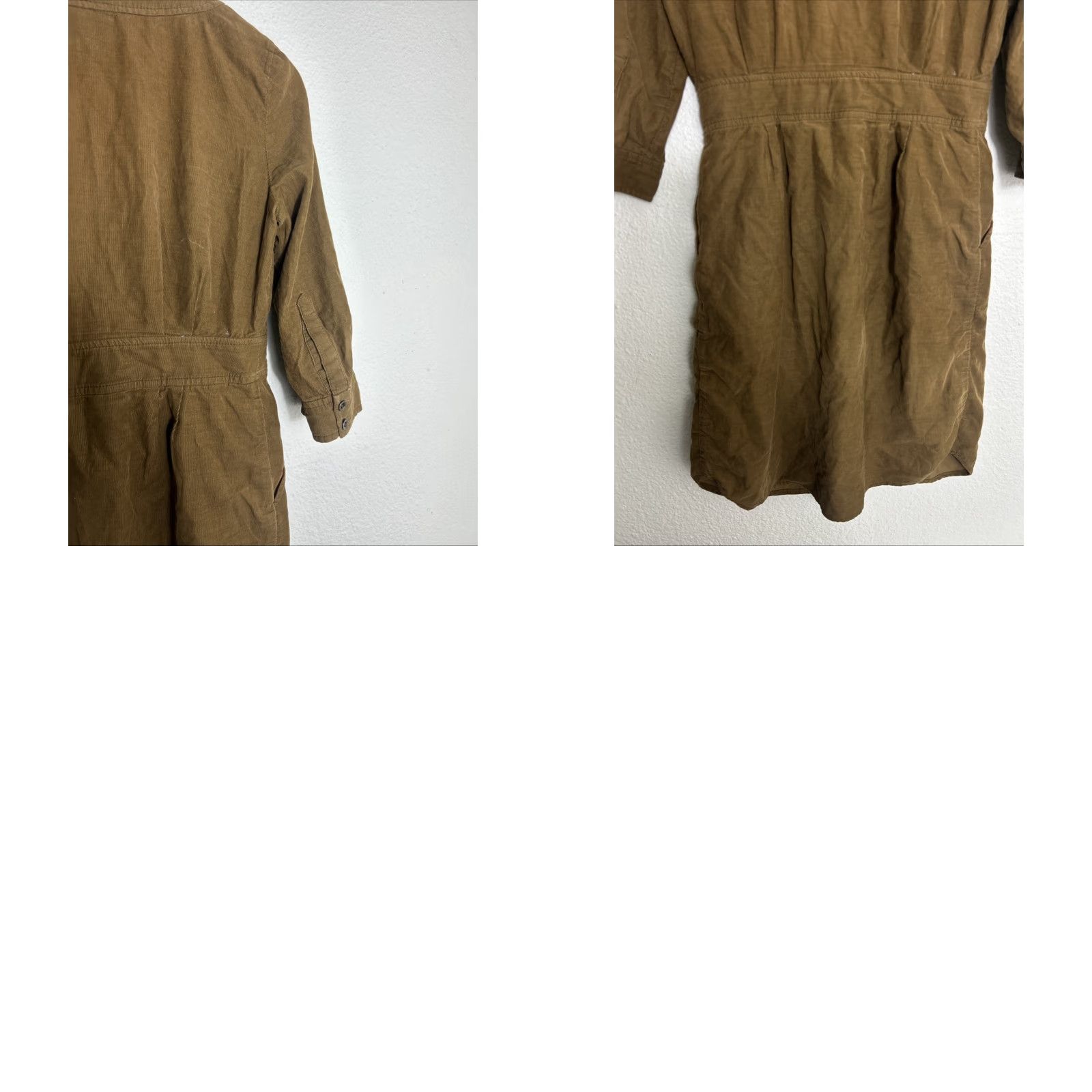Maeve Womens Dress 2 Brown Micro Corduroy Knee Length A-Line Womens Shoes?