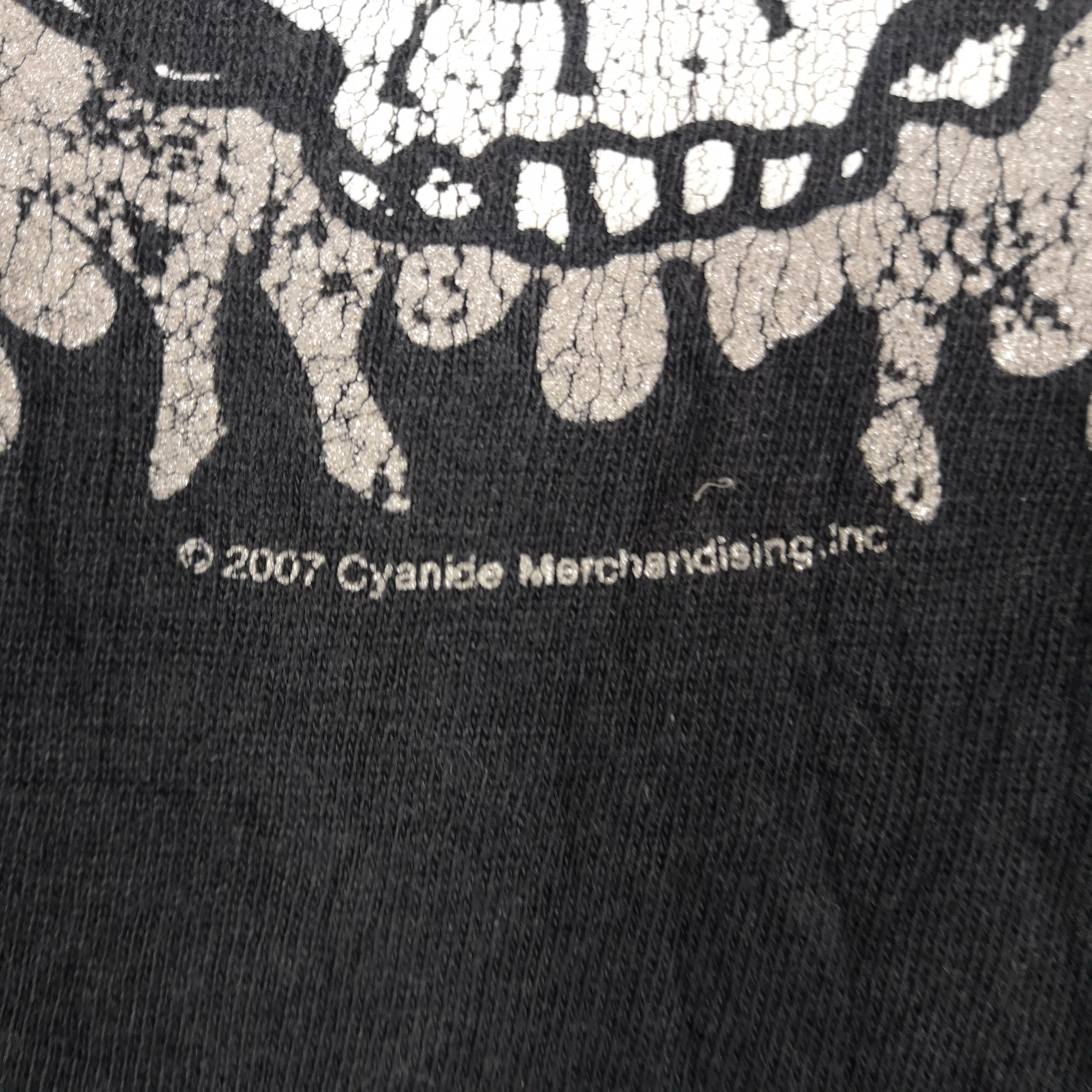 Band Tees Vintage POISON Tshirt Hard Core Rock 'n' Roll Band Skulls Size US L / EU 52-54 / 3 - 7 Thumbnail