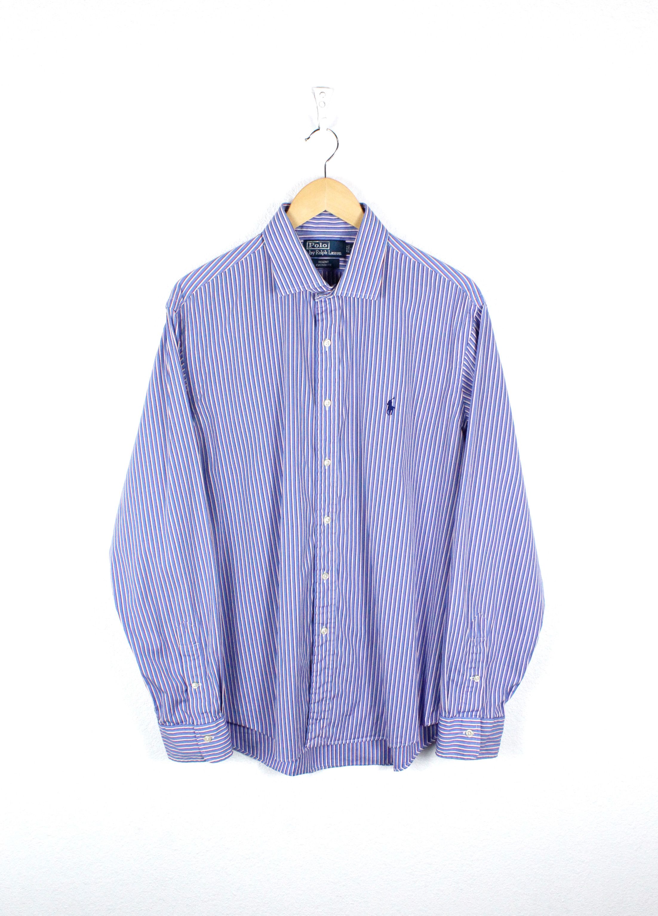 Polo Ralph Lauren × Ralph Lauren Polo Ralph Lauren Pony Logo Regent Custom Fit Shirt 17/43 Size US XL / EU 56 / 4 - 1 Thumbnail