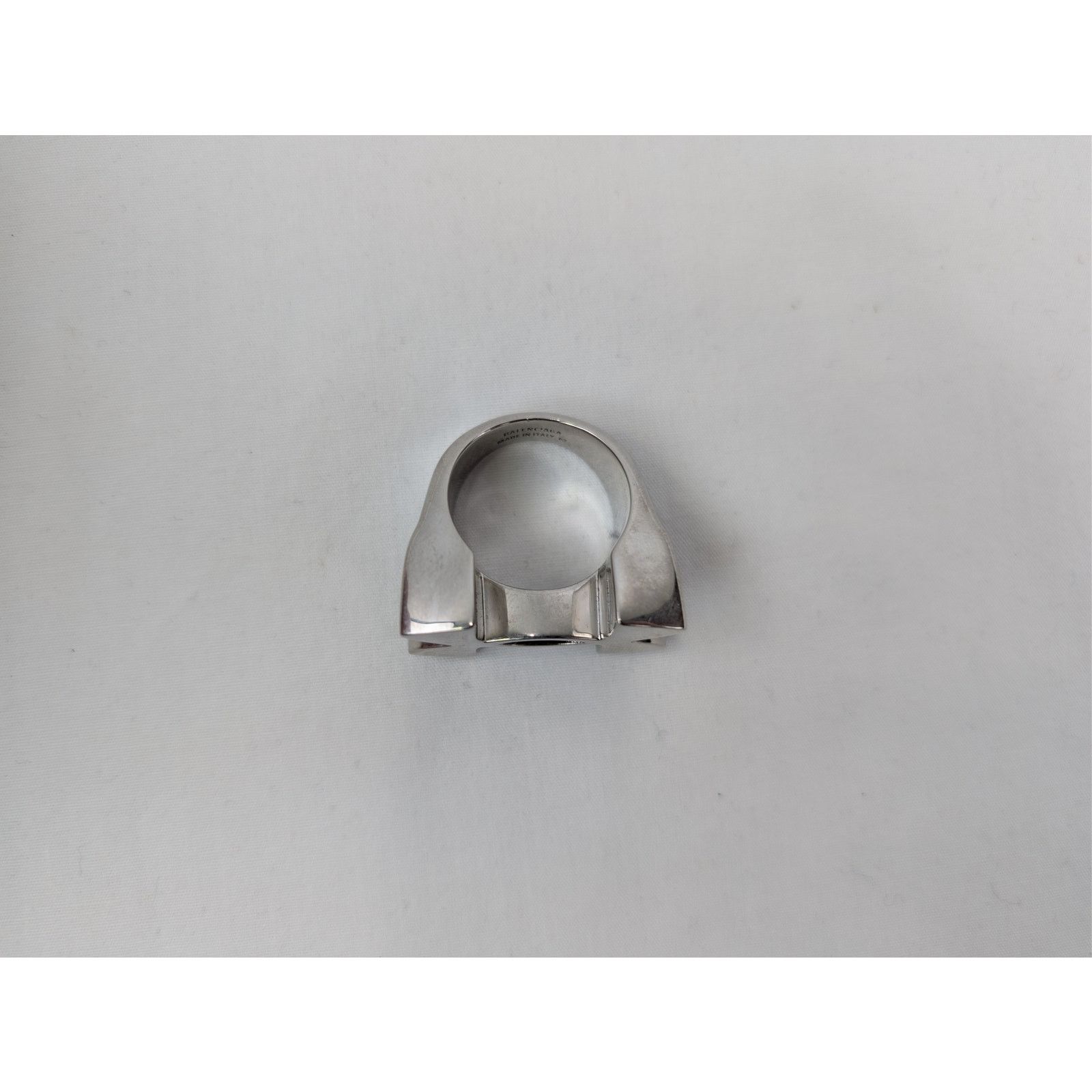 Balenciaga × Under Armour o1rshd1 Size: 62 / Recycled Brass Signature Ring in Silver Size ONE SIZE - 12 Thumbnail