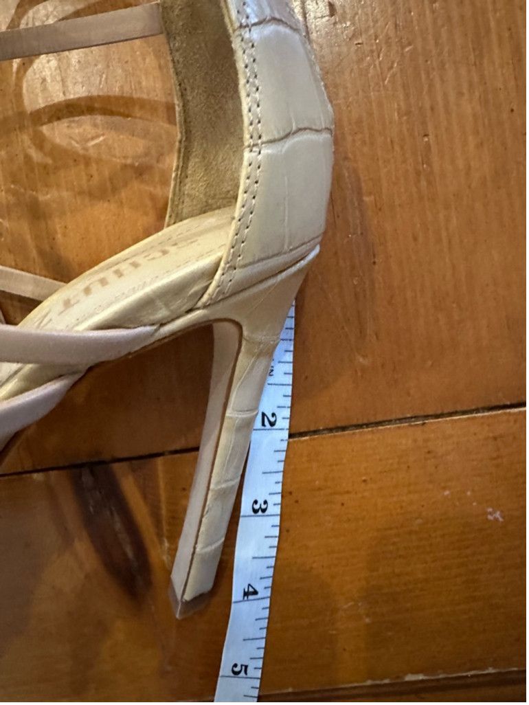 SCHUTZ Women's Schutz Heels Size 7.5B Light Wood Size US 7.5 / IT 37.5 - 4 Thumbnail