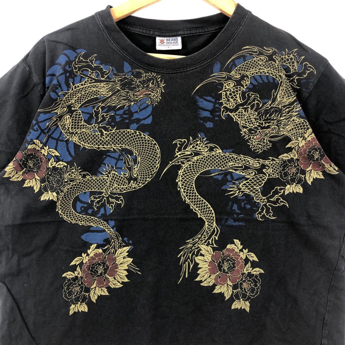 Japanese Brand Vintage Sukajan Souvenir Dragon Yakuza Style T Shirt Size US L / EU 52-54 / 3 - 3 Thumbnail