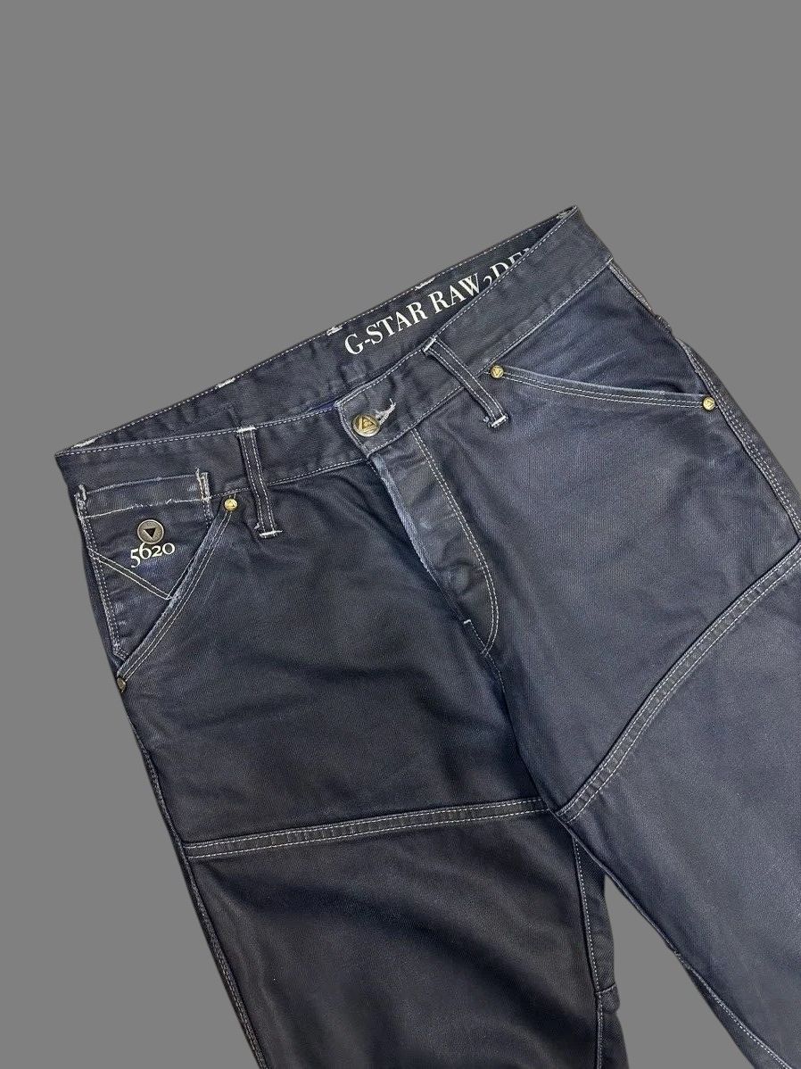 Tornado Mart Vintage GOA LGB Flare Cargo Pants Military Baggy Japan Size US 34 / EU 50 - 3 Thumbnail
