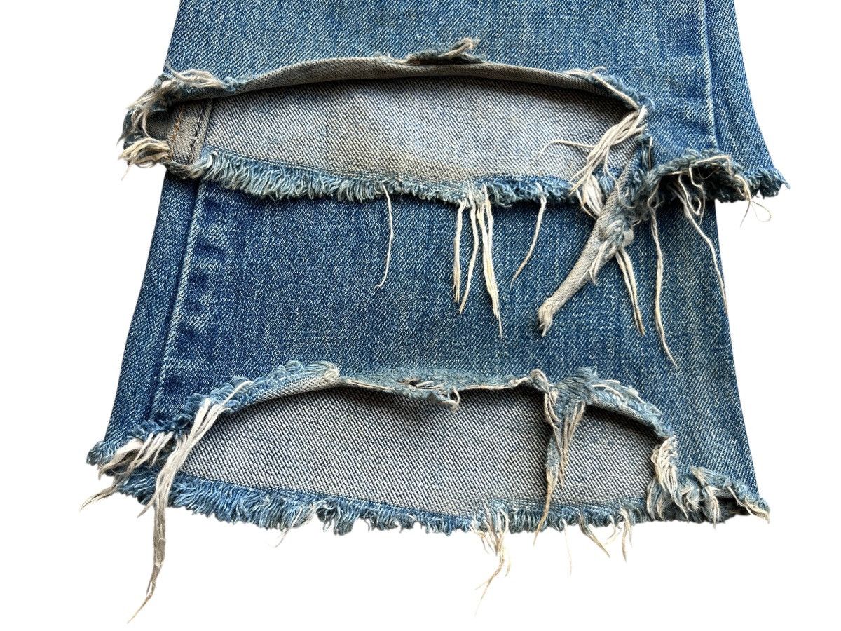 Levi's Vintage 70s Levi’s 646 Orange Bootcut Distressed Denim Jeans Size US 32 / EU 48 - 11 Thumbnail
