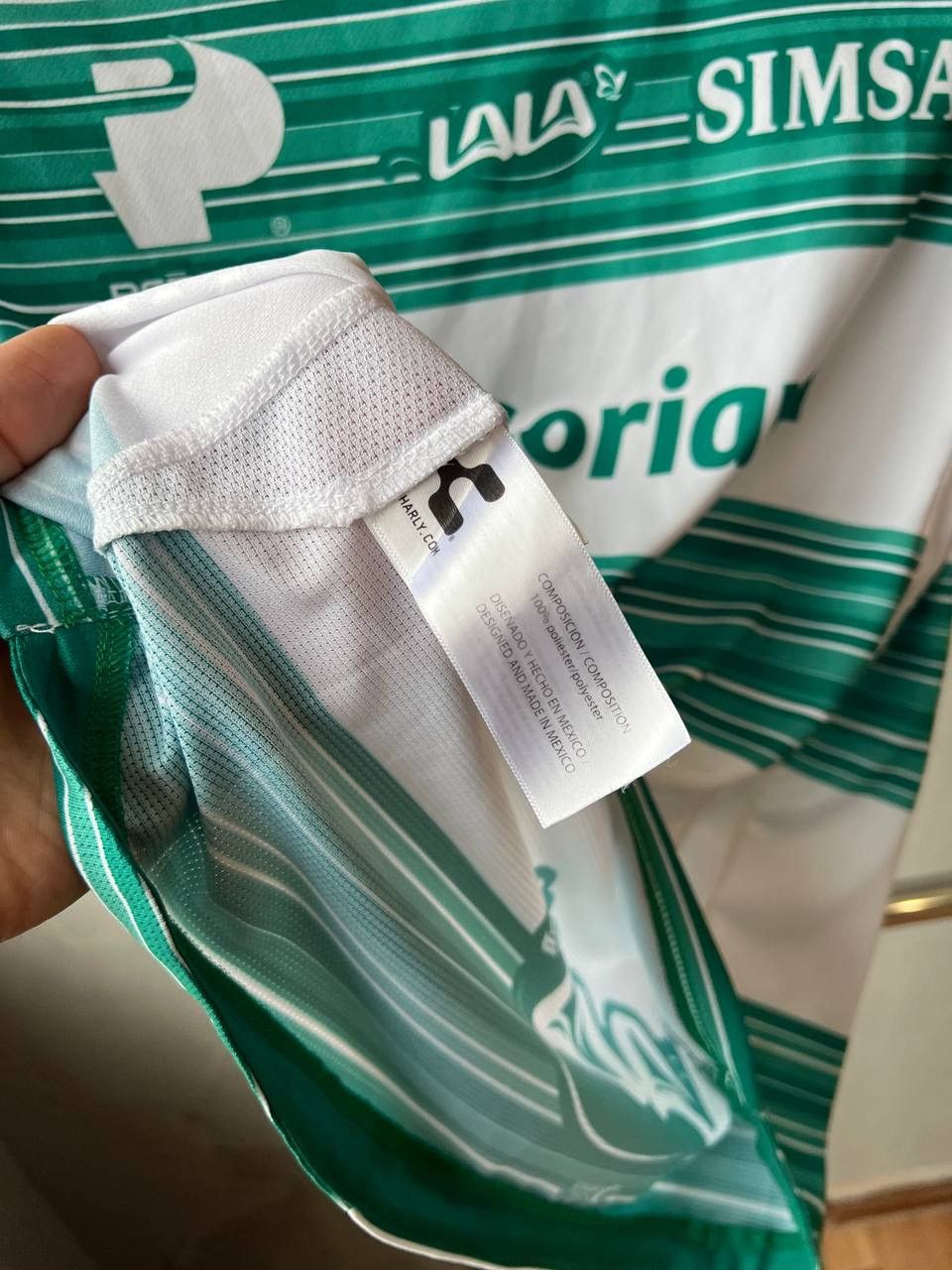 Sports Specialties 2021/22 SANTOS LAGUNA HOME RARE SOCCER JERSEY SHIRT CHARLY Size US S / EU 44-46 / 1 - 8 Thumbnail