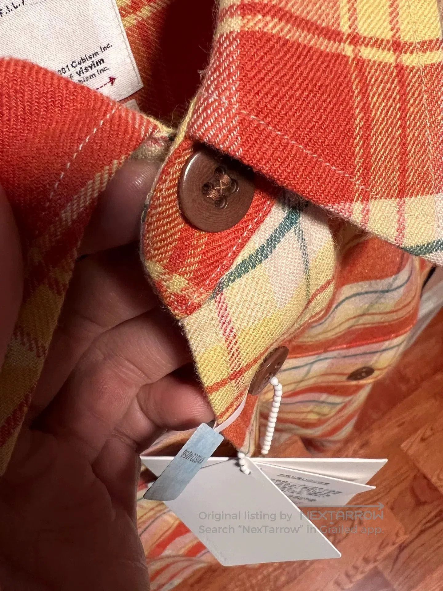 Visvim Visvim Red/Yellow Plaid Shirt. Size US S / EU 44-46 / 1 - 9 Thumbnail