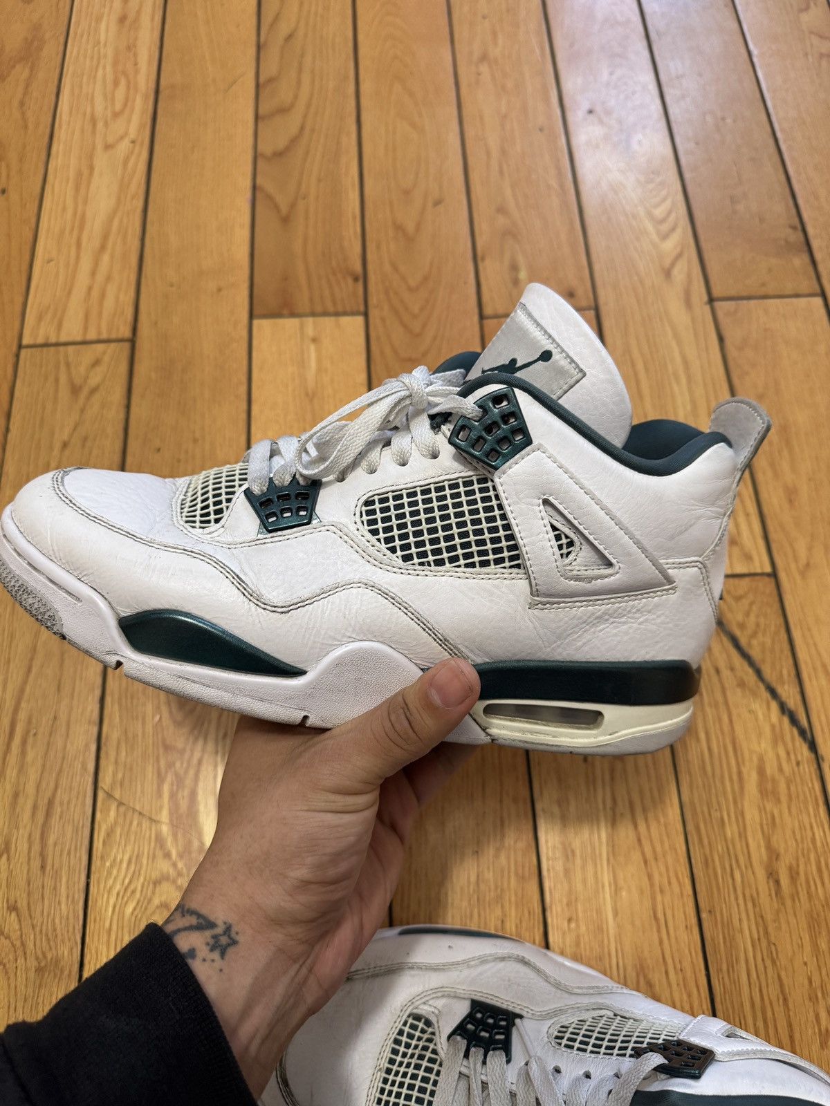 Jordan Brand Air Jordan 4 "Oxidized Green" Size US 10 / EU 43 - 10 Thumbnail