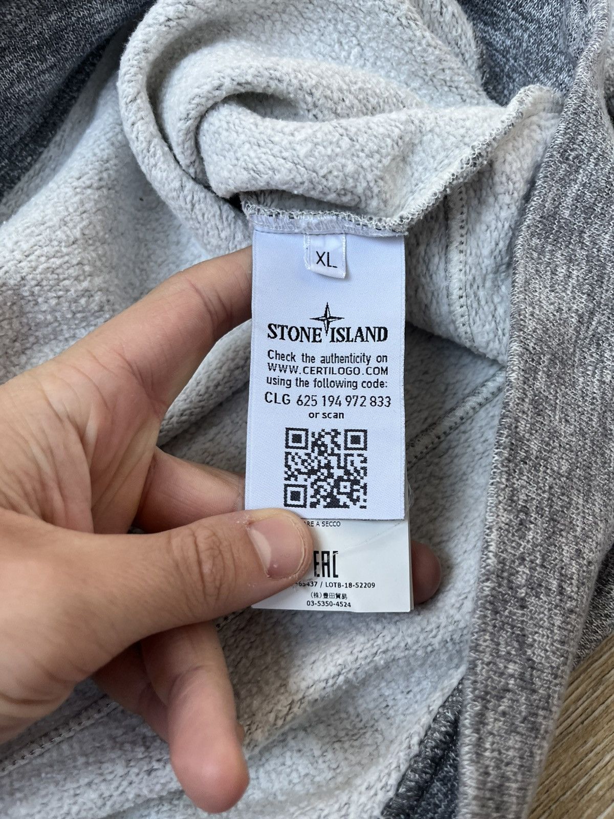Stone Island STONE ISLAND CHEST POCKET MELANGE SWEATSHIRT Size US XL / EU 56 / 4 - 10 Thumbnail